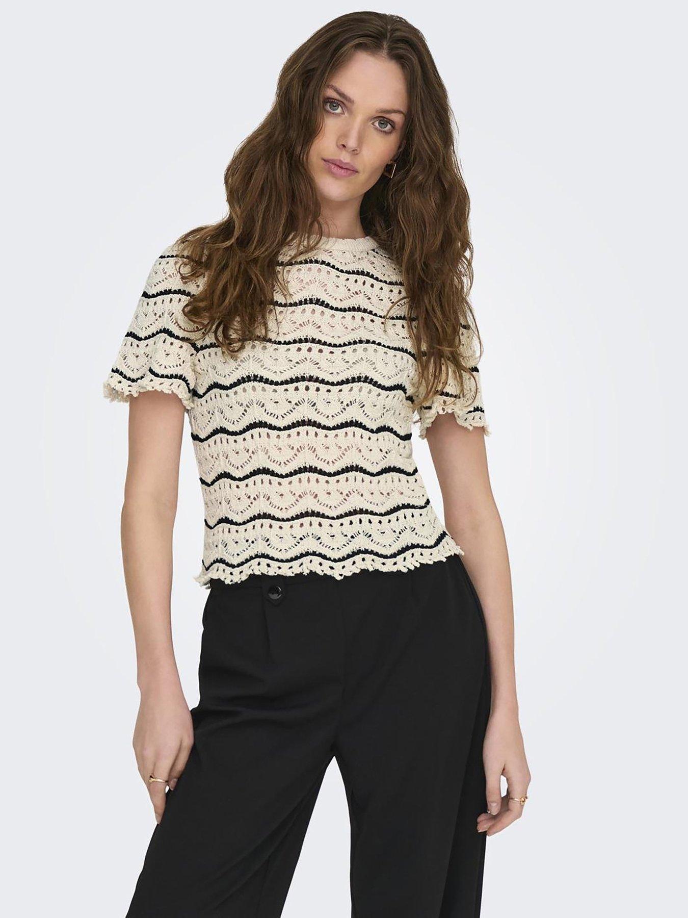 only-knitted-stripe-top-beige