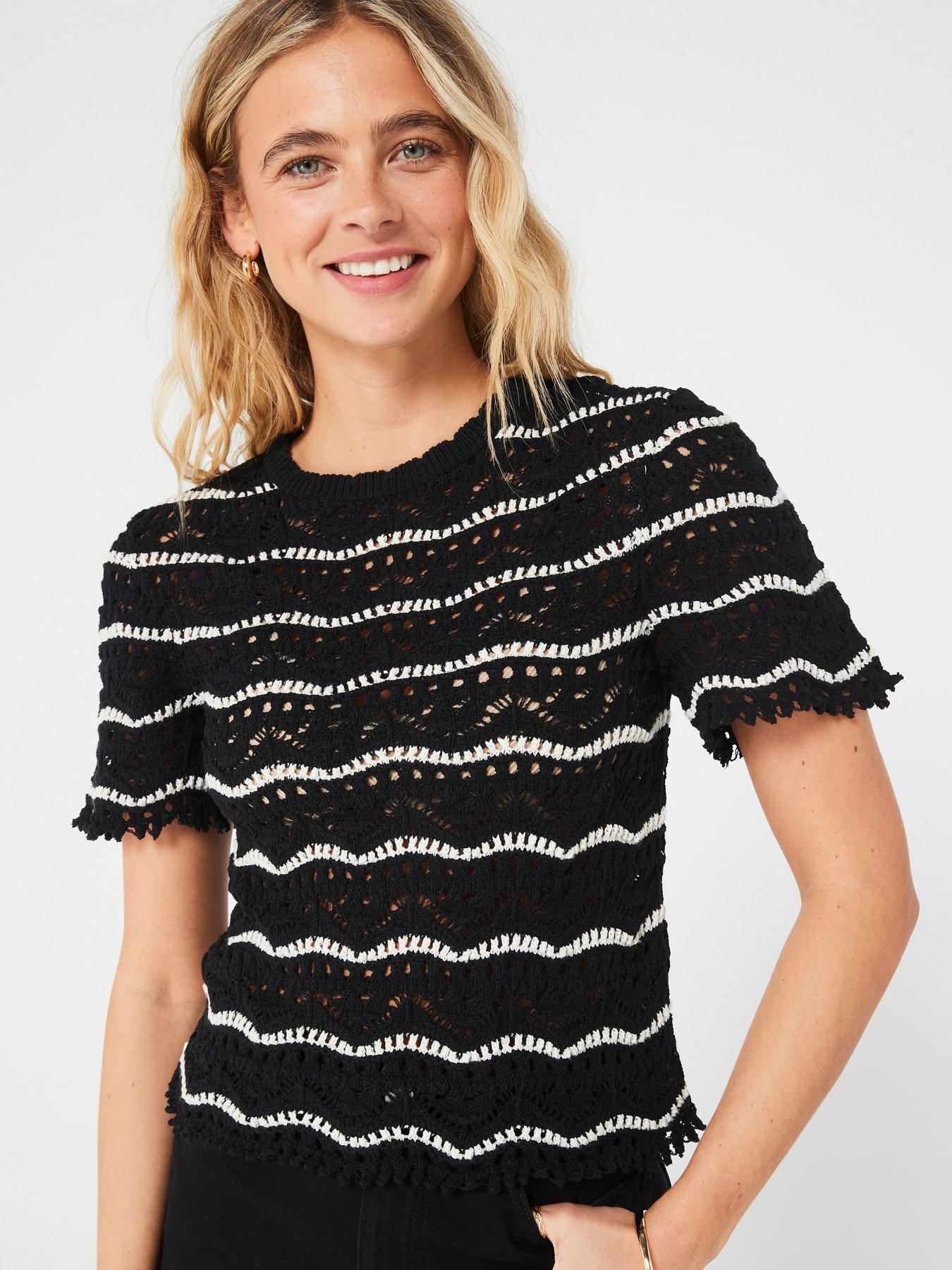 only-knitted-stripe-top-blackoutfit