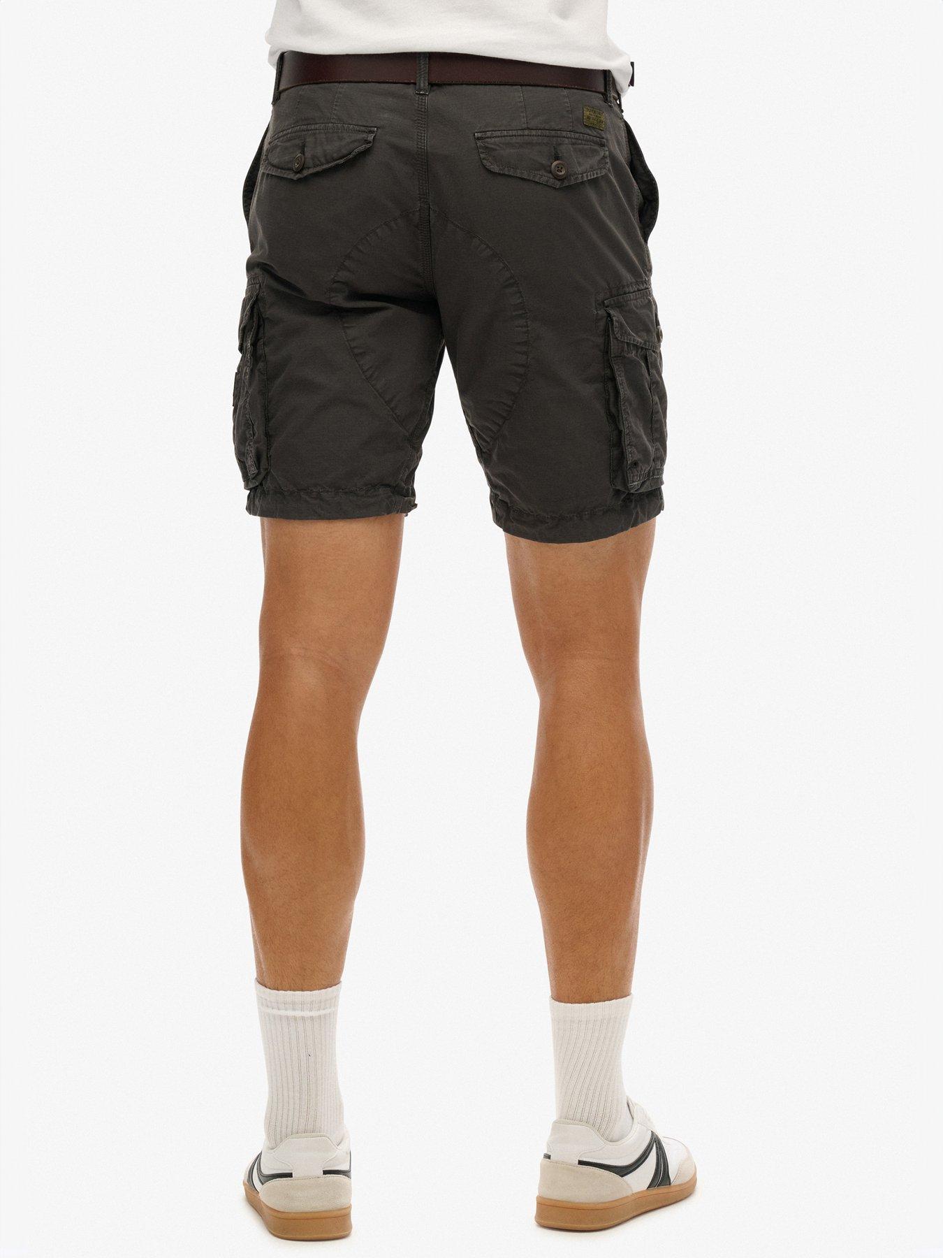 Image 2 of 4 of Superdry Parachute Light Cargo Shorts - Black