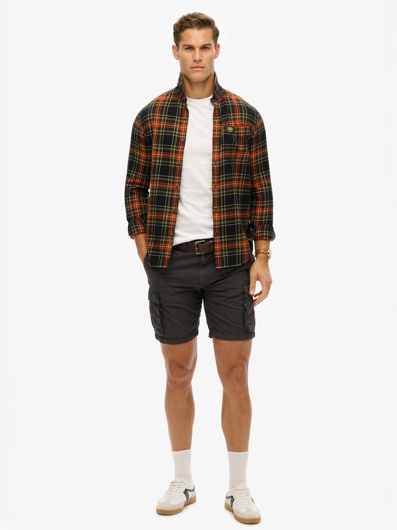 Superdry Parachute Light Cargo Shorts Black Very Ireland