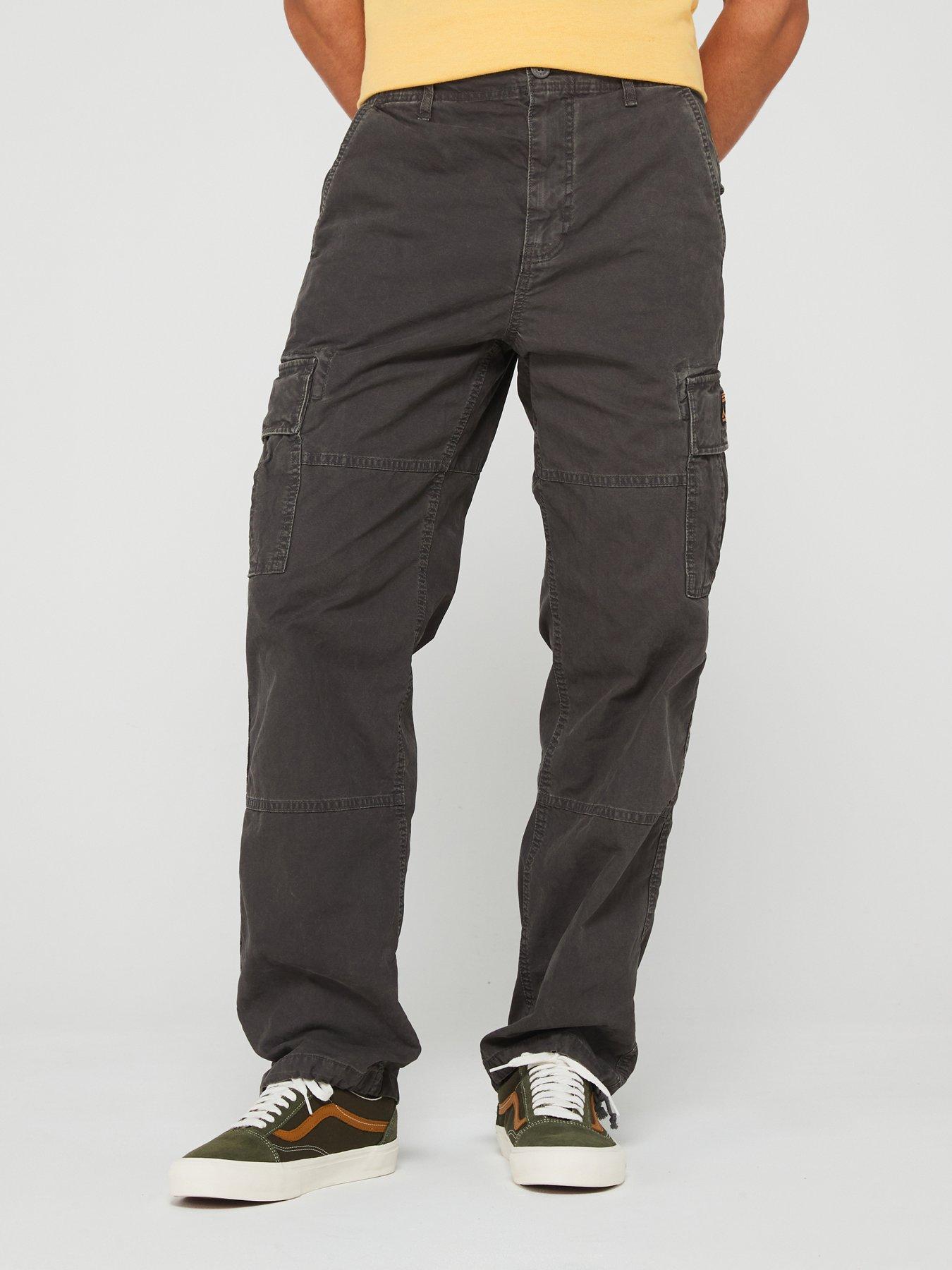 superdry-cotton-baggy-cargo-trousers-dark-grey