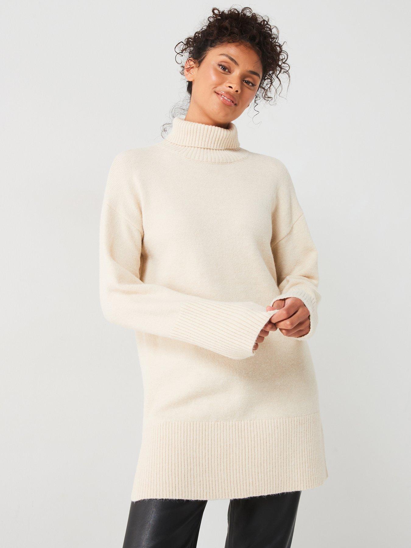 v-by-very-roll-neck-deep-rib-longline-jumper-natural