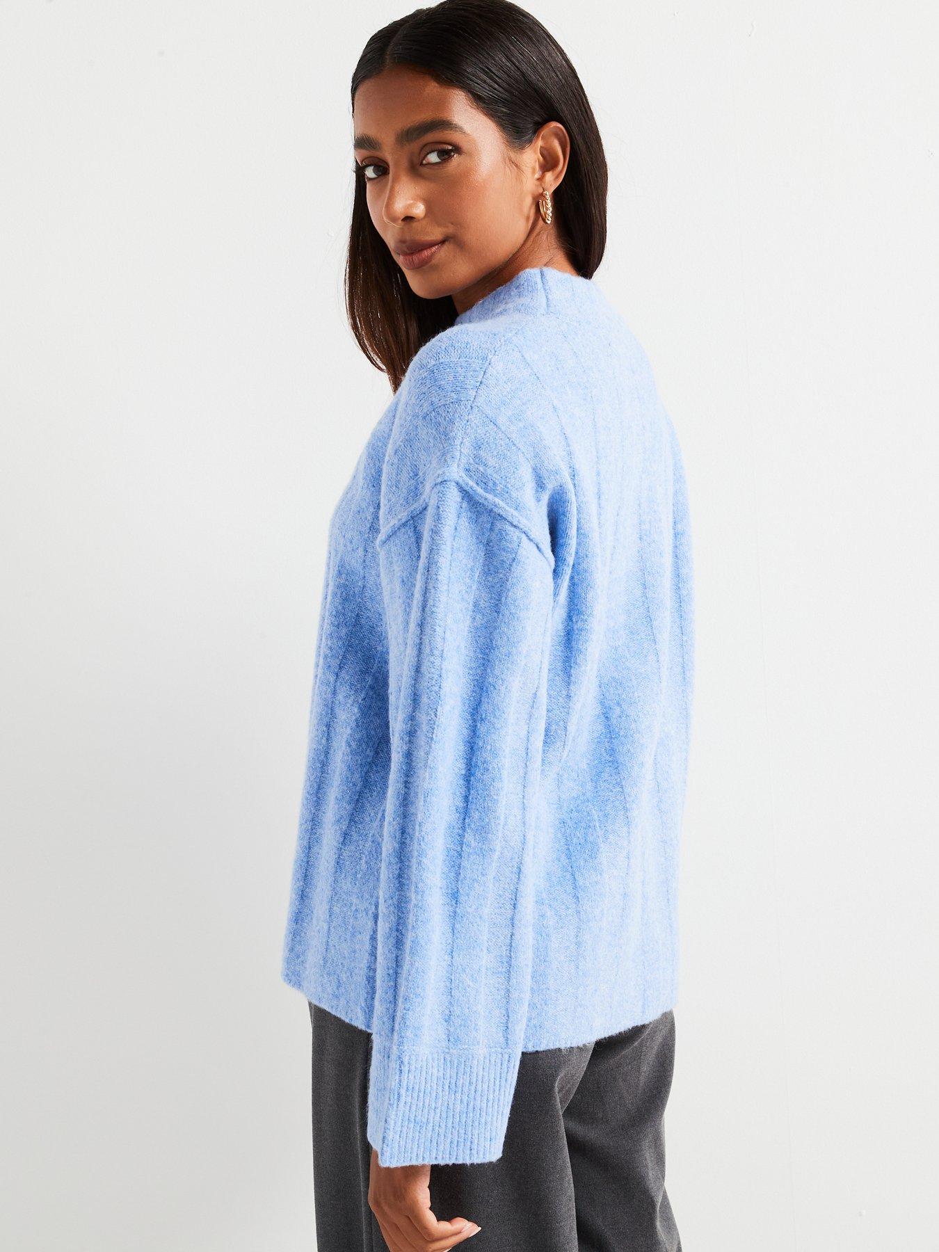 v-by-very-crew-neck-ribbed-oversized-jumper-bluestillFront