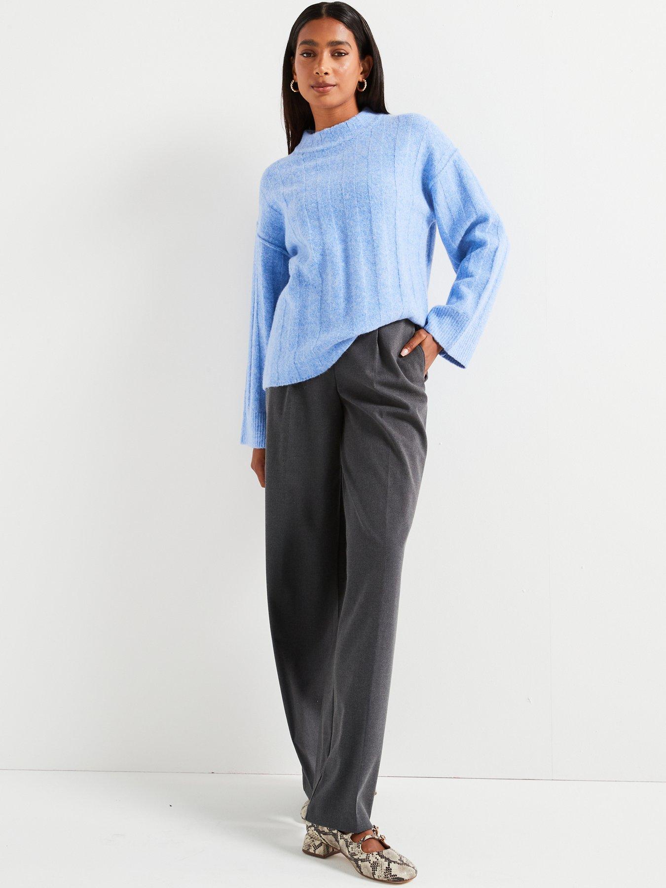 v-by-very-crew-neck-ribbed-oversized-jumper-bluedetail