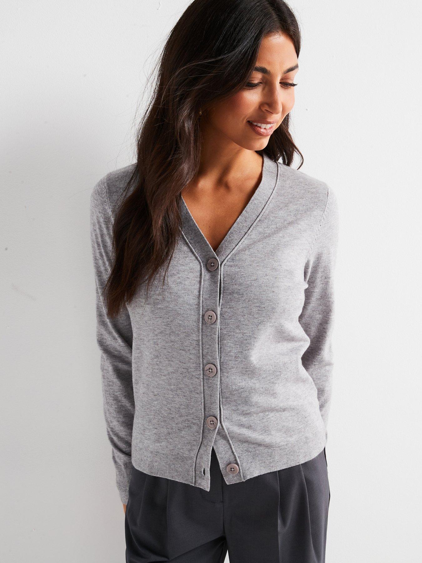 everyday-v-neck-midi-length-cardigan-grey