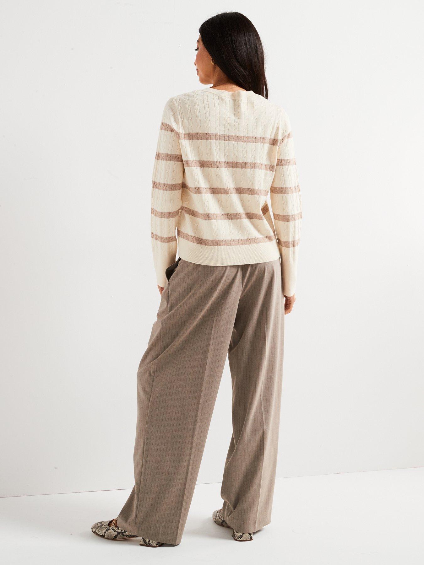 everyday-crew-neck-cable-knit-stripe-cardigan-beigeivorydetail