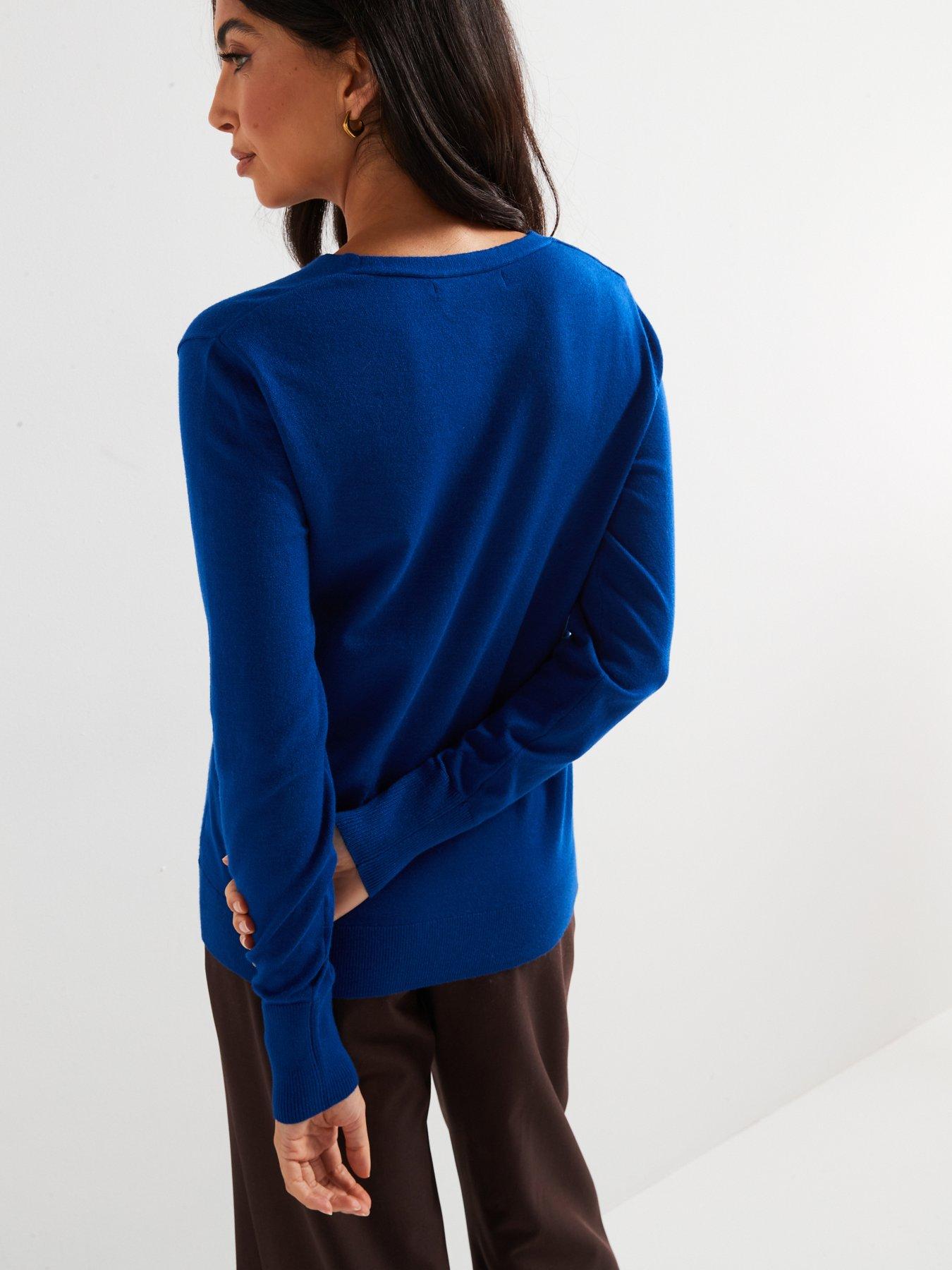 everyday-v-neck-jumper-bright-bluestillFront