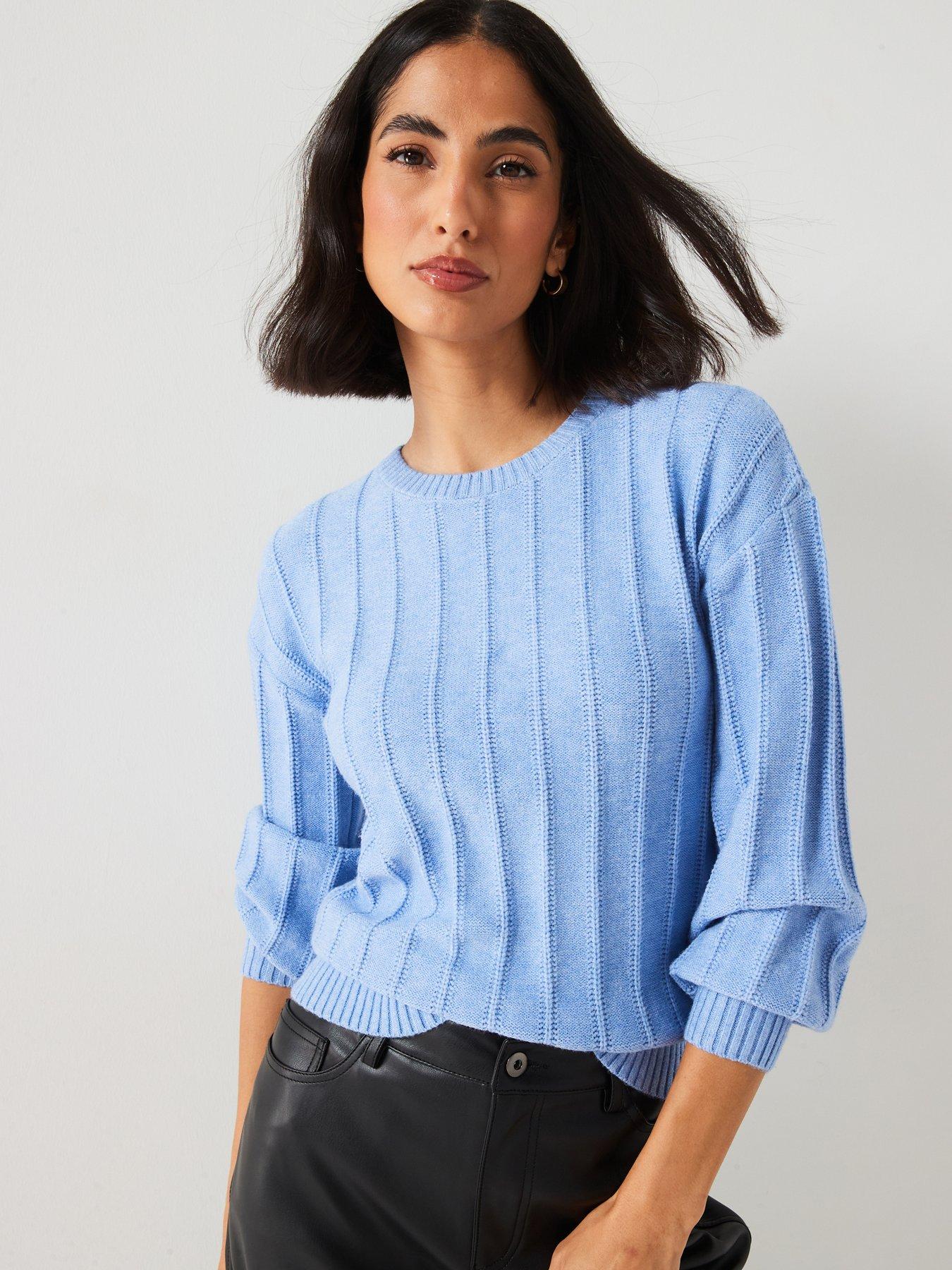 everyday-crew-neck-ribbed-jumper-blue