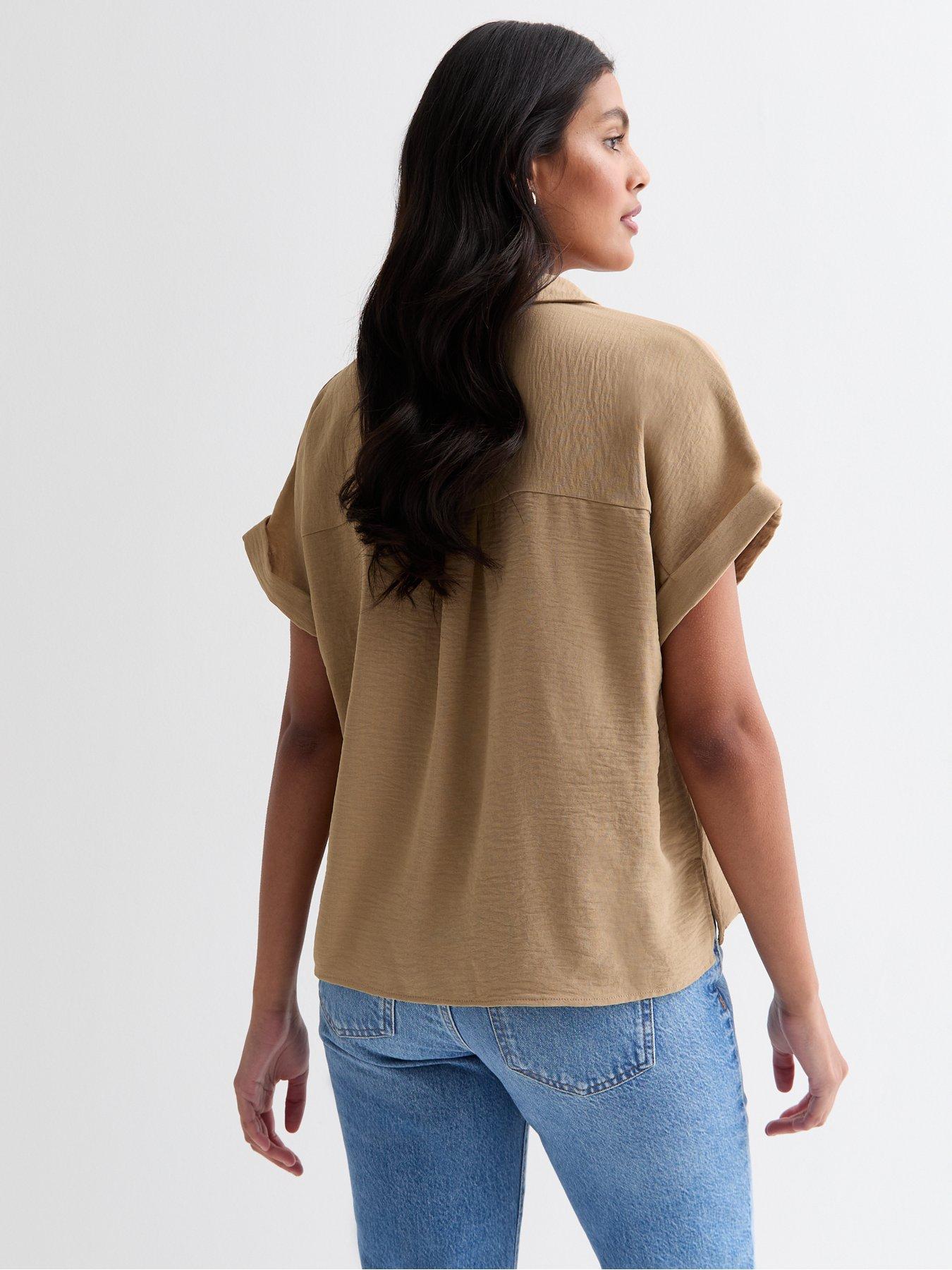 new-look-camel-short-sleeve-shirtstillFront