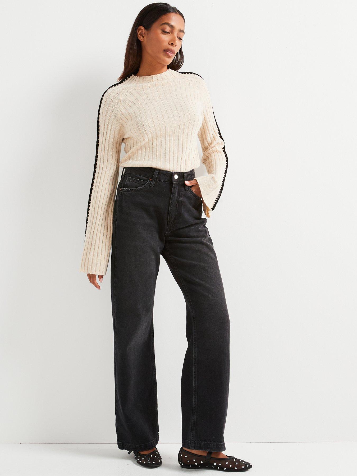 v-by-very-blanket-stitch-funnel-neck-jumper-naturalback