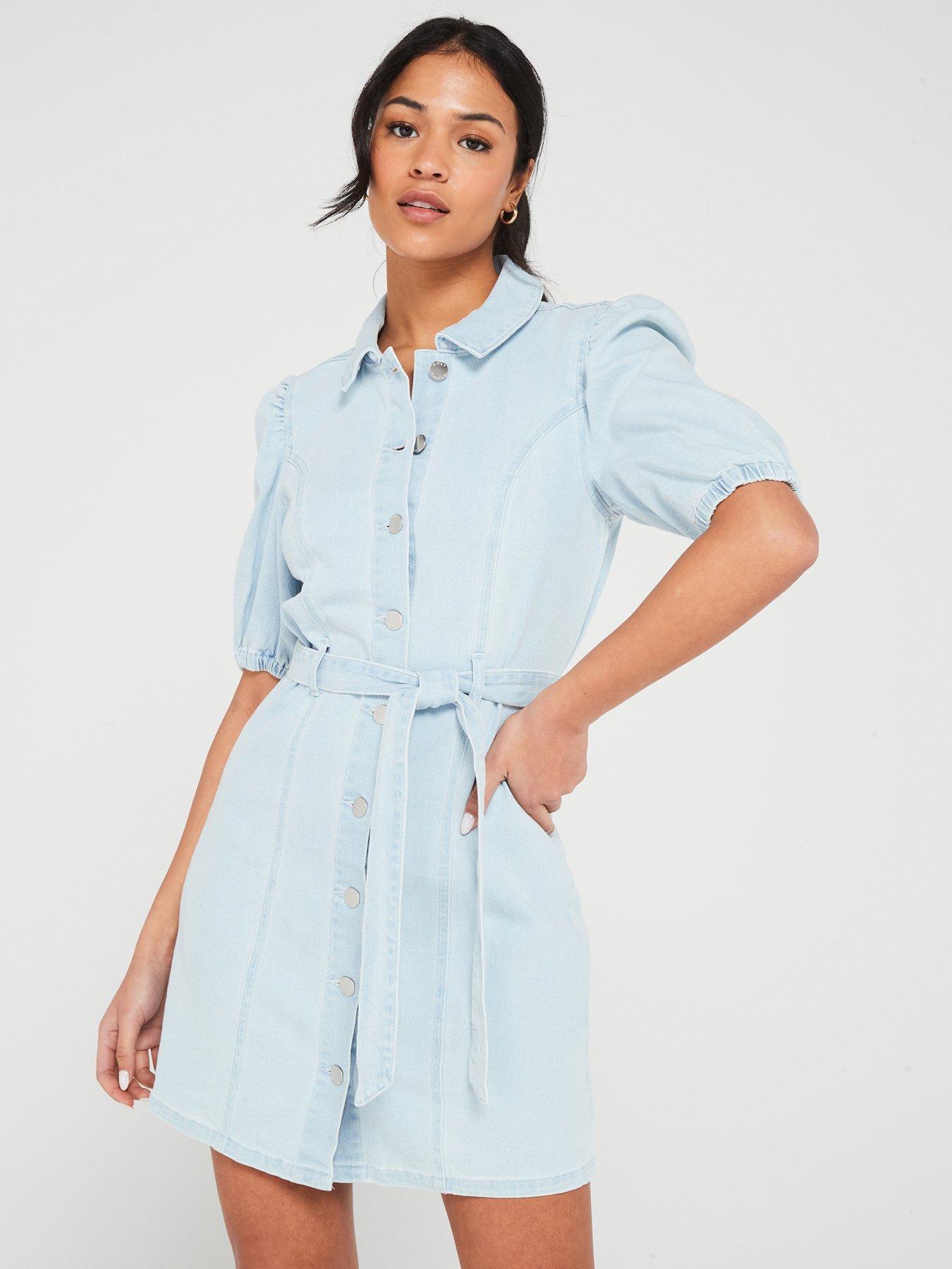 only-belted-denim-dress-light-bluefront