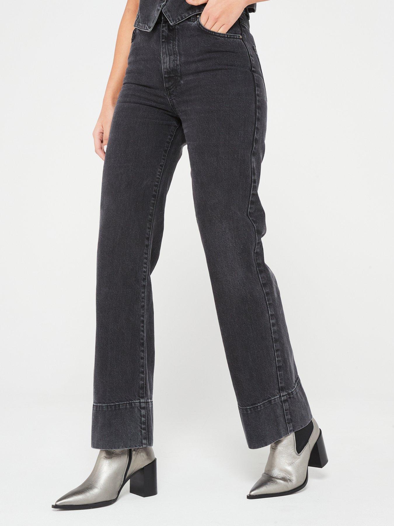 RI Plus Plus High Rise Flare Jeans - Black