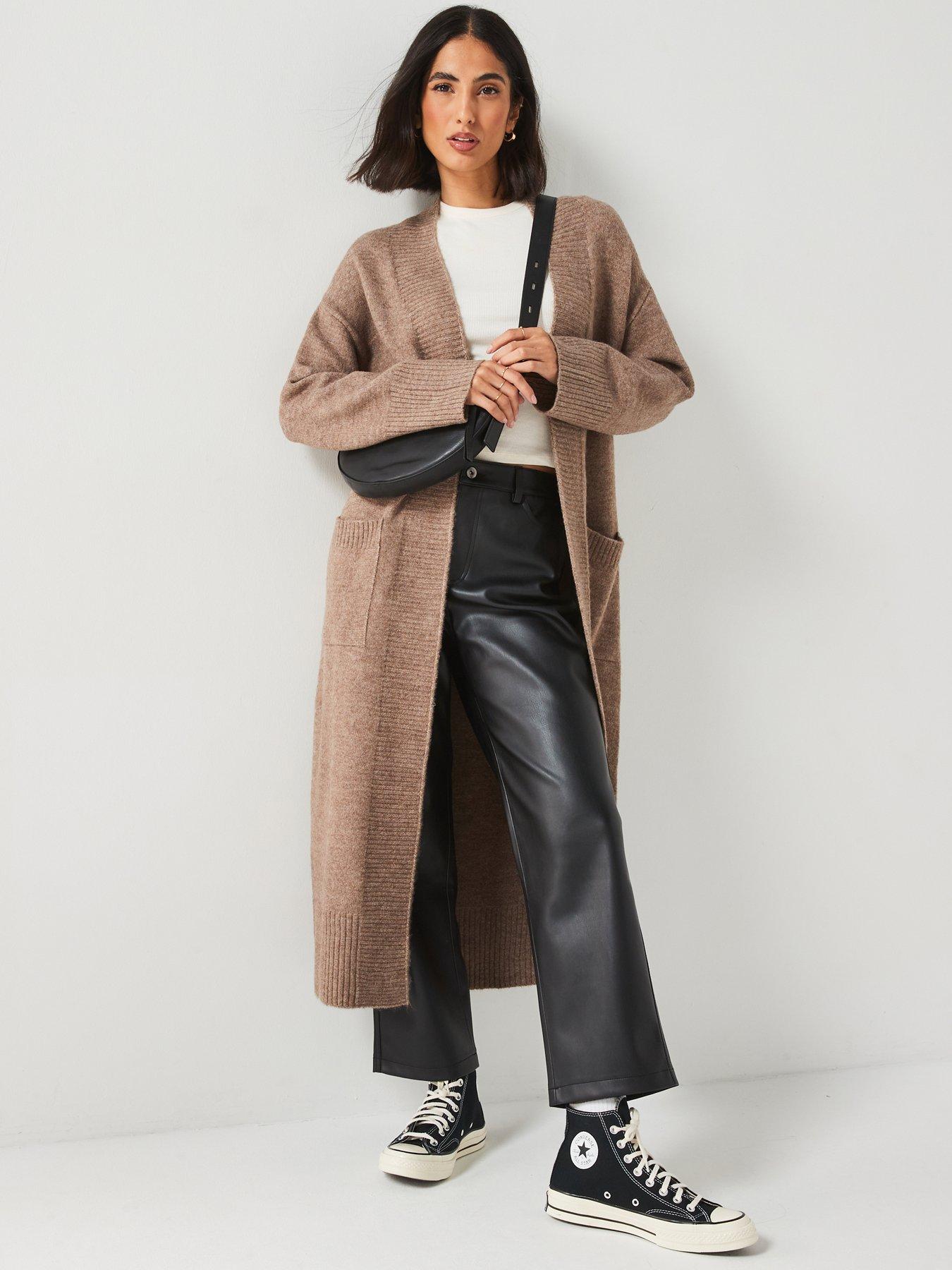 v-by-very-edge-to-edge-maxi-cardigan-brown