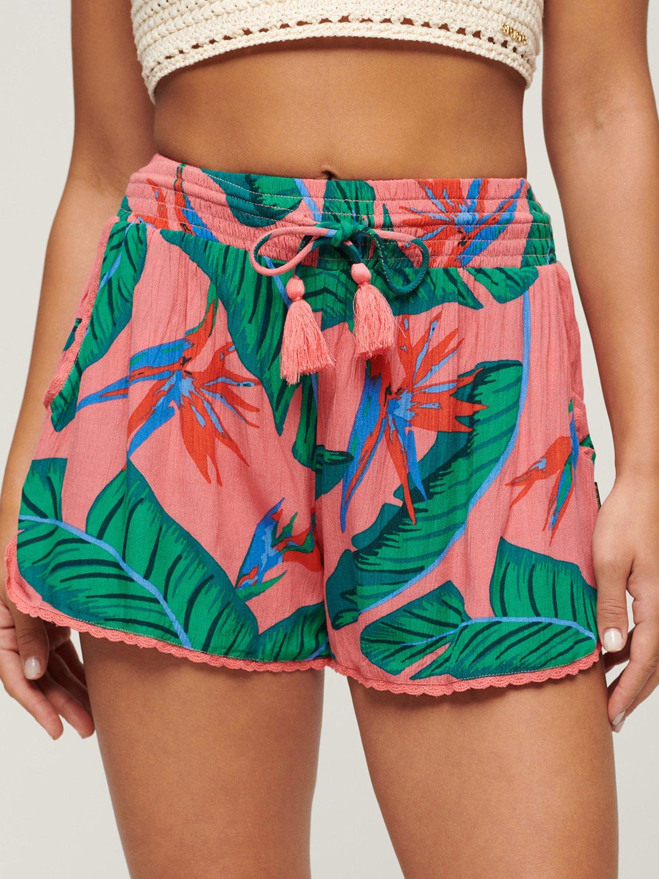 Superdry Beach Shorts Pink Very Ireland