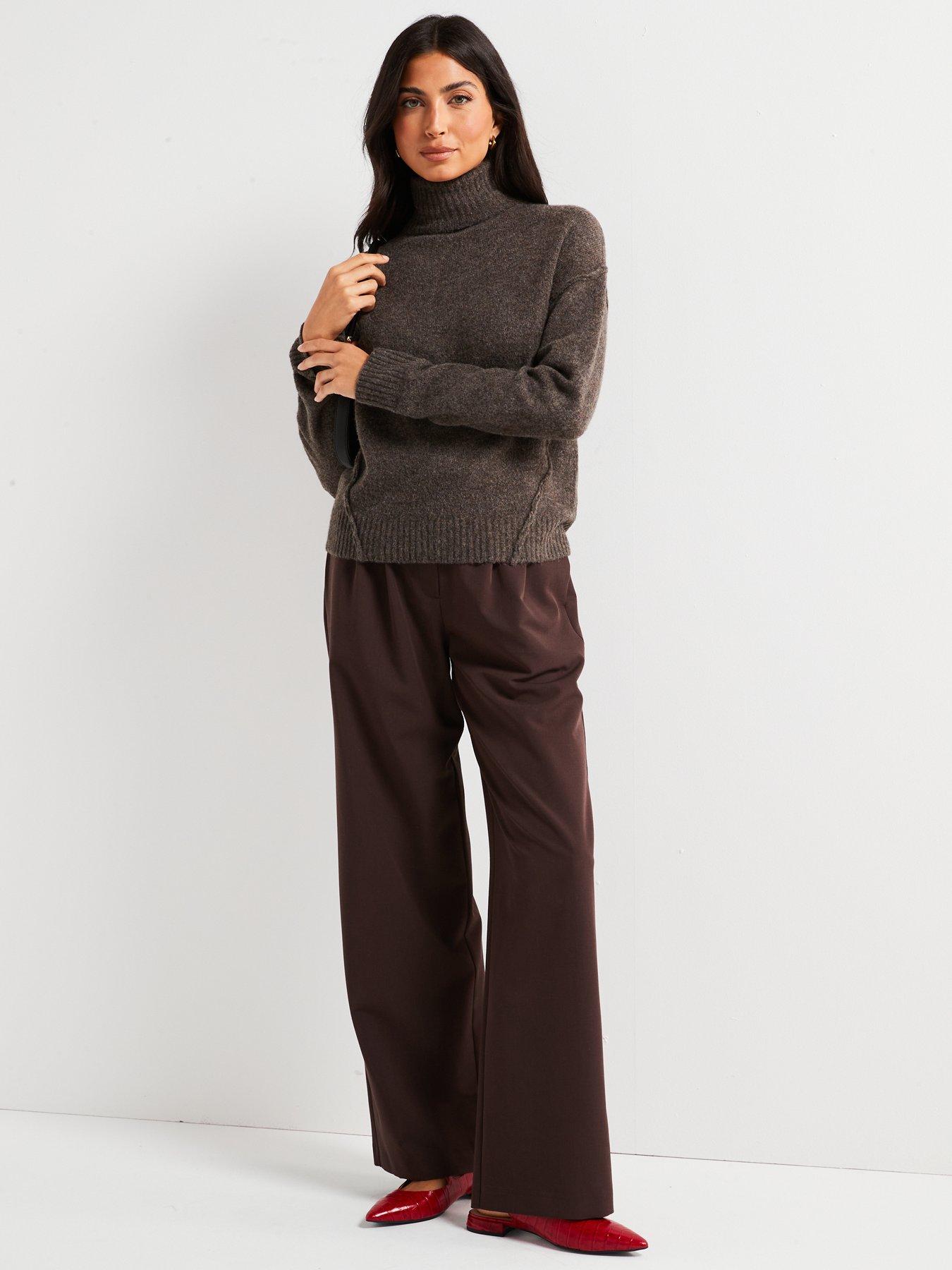 v-by-very-roll-neck-seam-detail-jumper-brownback