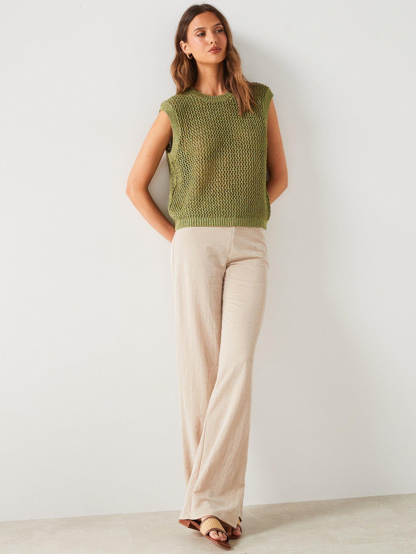 only-glitter-knitted-top-greendetail