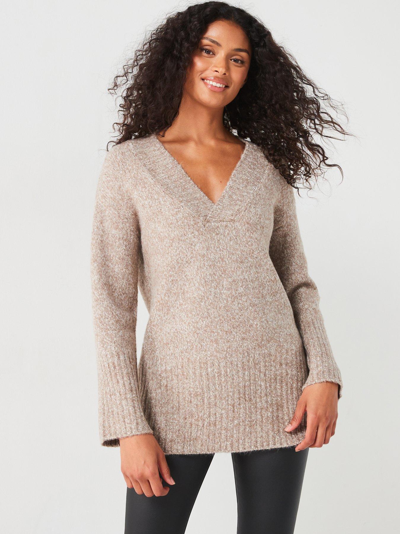 v-by-very-v-neck-rib-detail-jumper-dark-natural