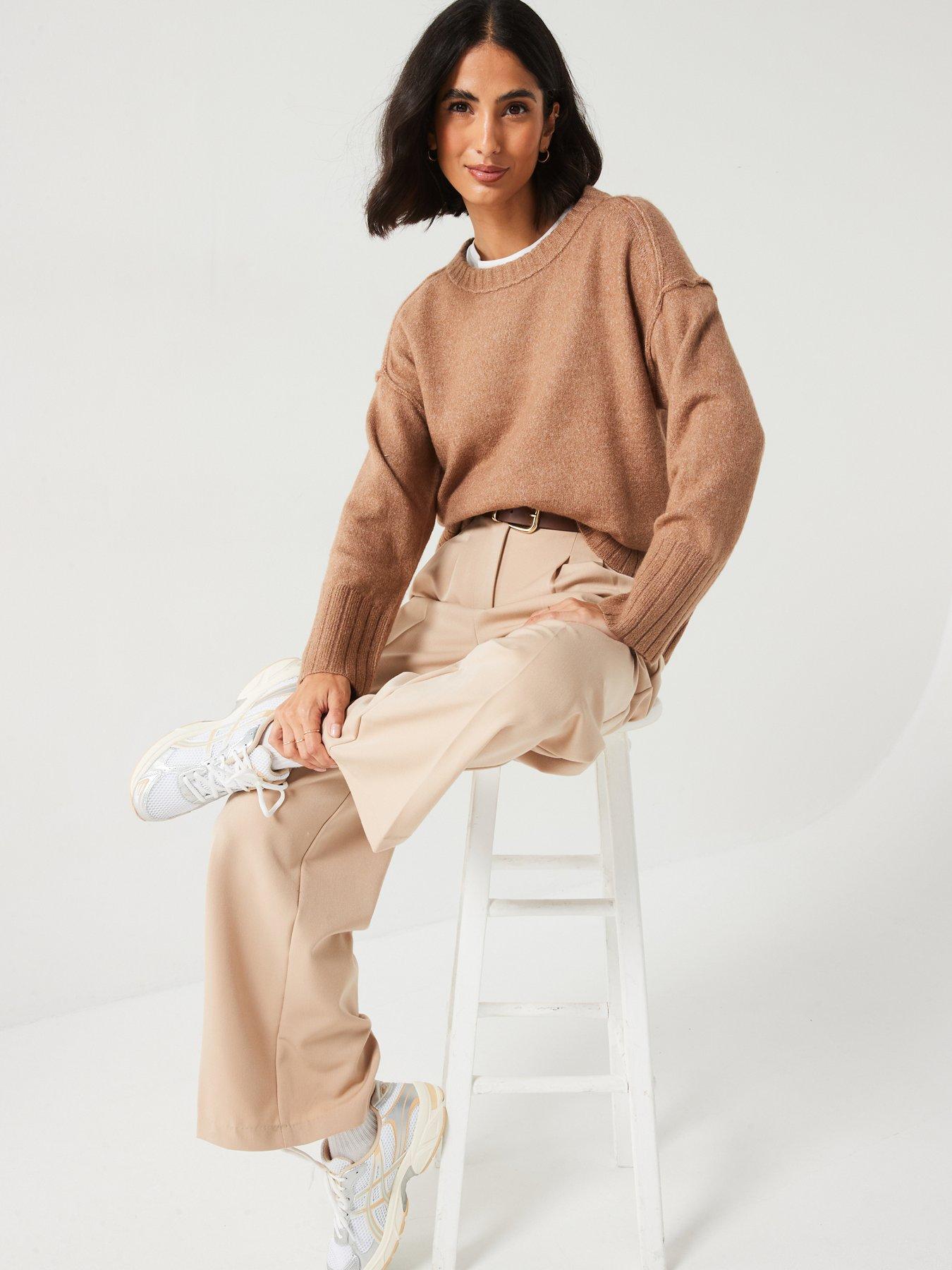 v-by-very-crew-neck-rib-detail-jumper-neutraldetail