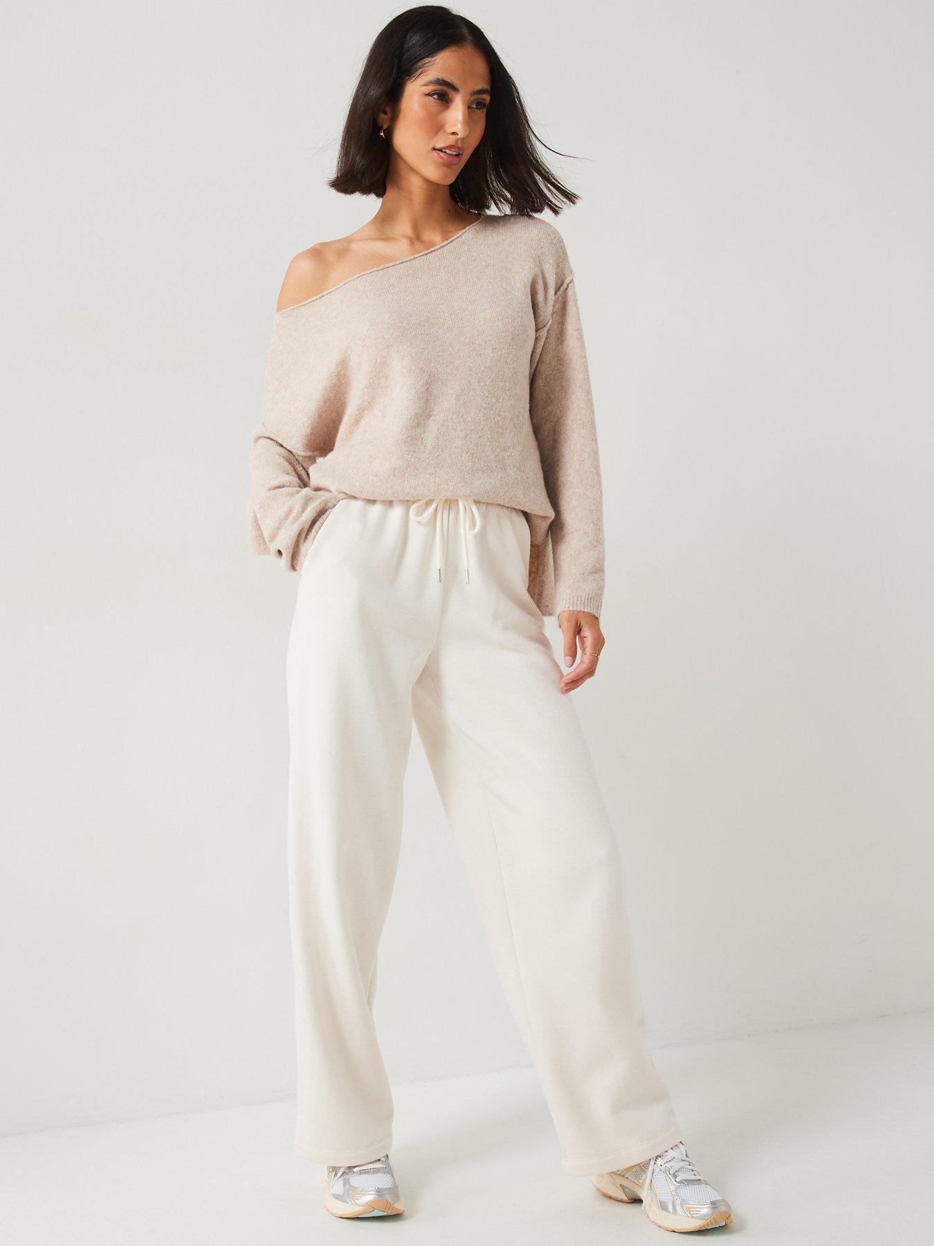 v-by-very-off-the-shoulder-seam-detail-oversized-jumper-ivoryback