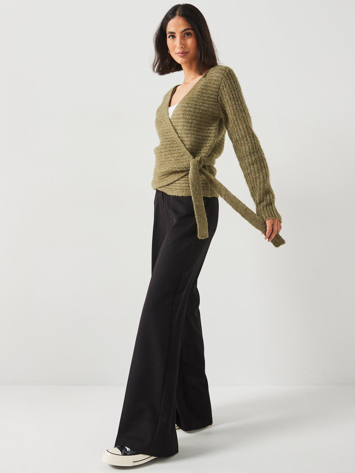 v-by-very-knitted-wrap-textured-cardigan-khakidetail