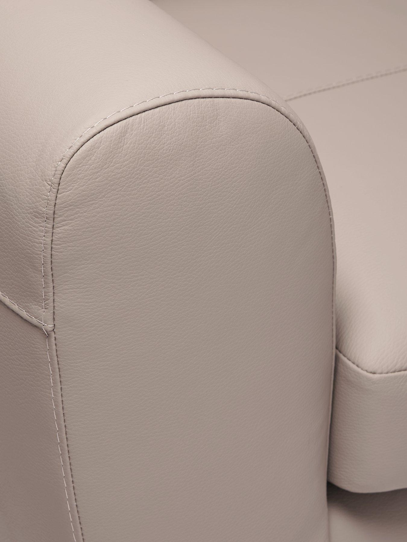 very-home-shay-standard-backnbspleft-hand-chaise-100nbspleather-sofadetail