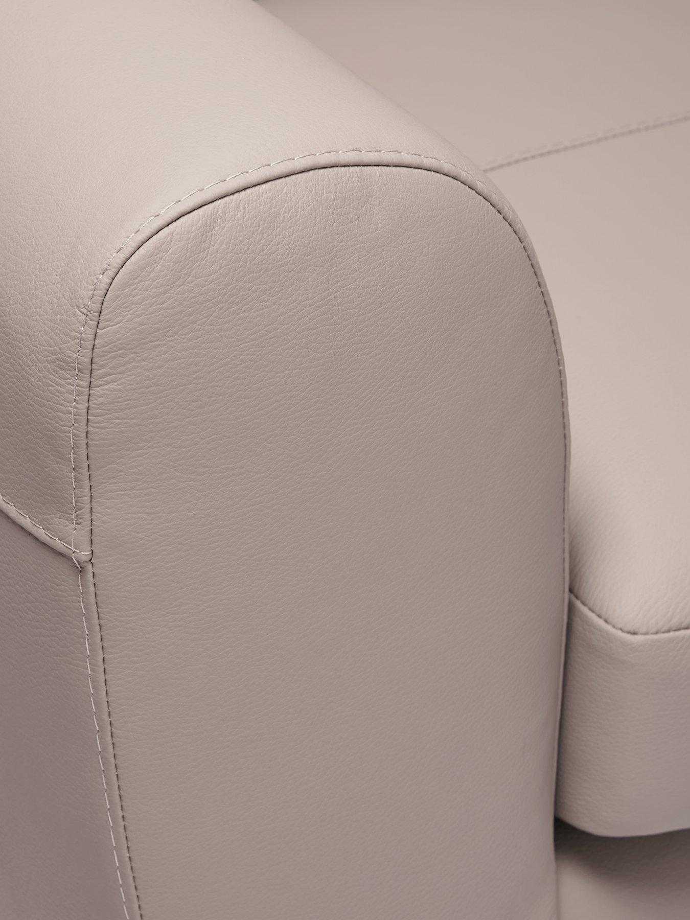 very-home-shay-2-seater-100-leather-standard-back-sofadetail