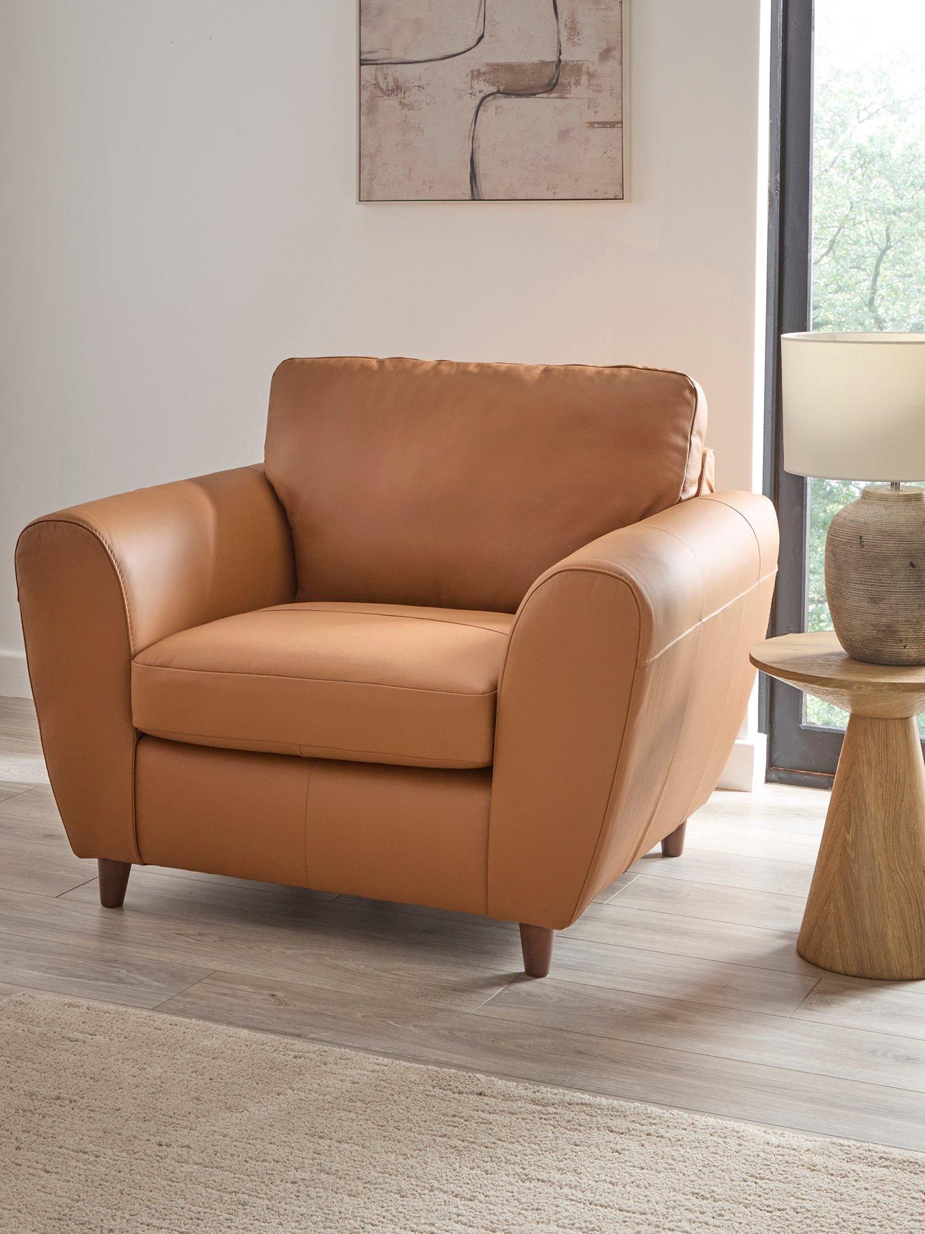 The Very Collection Shay Italian Leather Armchair