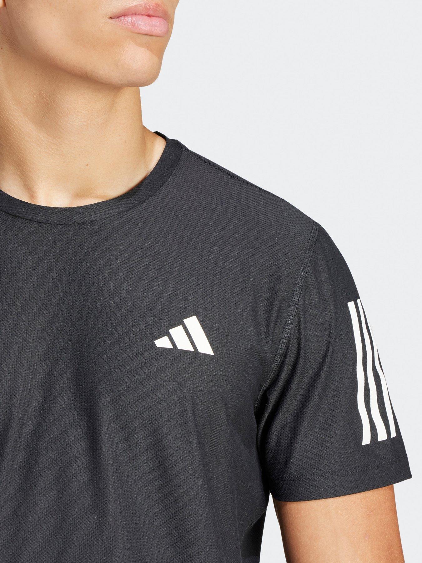 adidas-mens-own-the-run-tee-blackoutfit