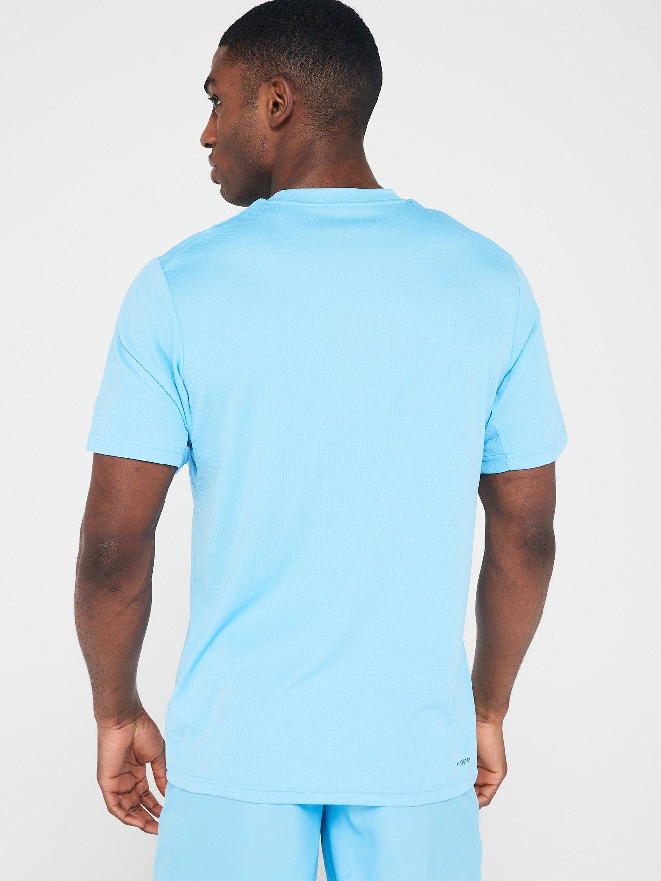 adidas-mens-train-essentials-base-tee-bluestillFront