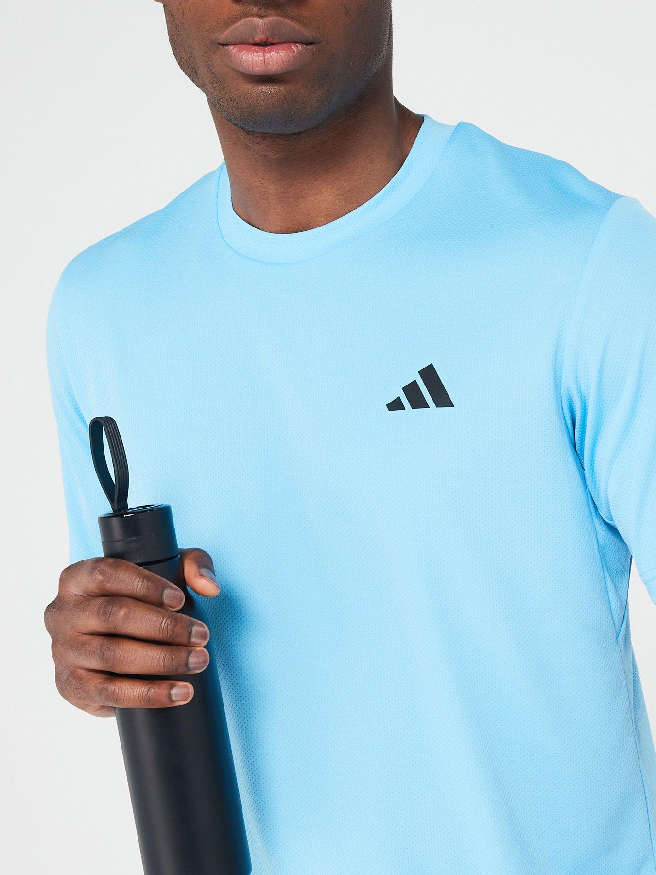 adidas-mens-train-essentials-base-tee-blueoutfit