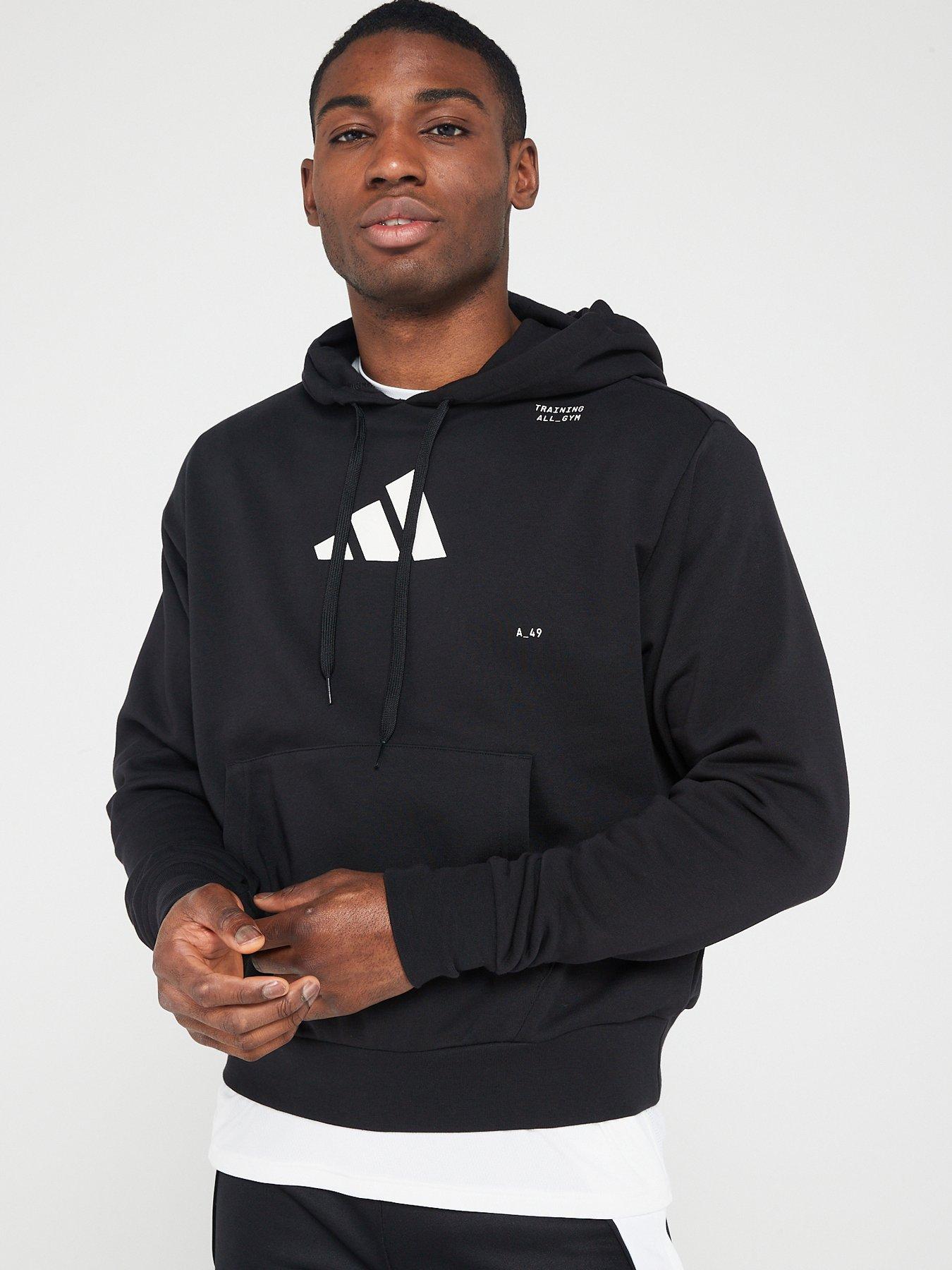 adidas-mens-training-hoodie-blackfront