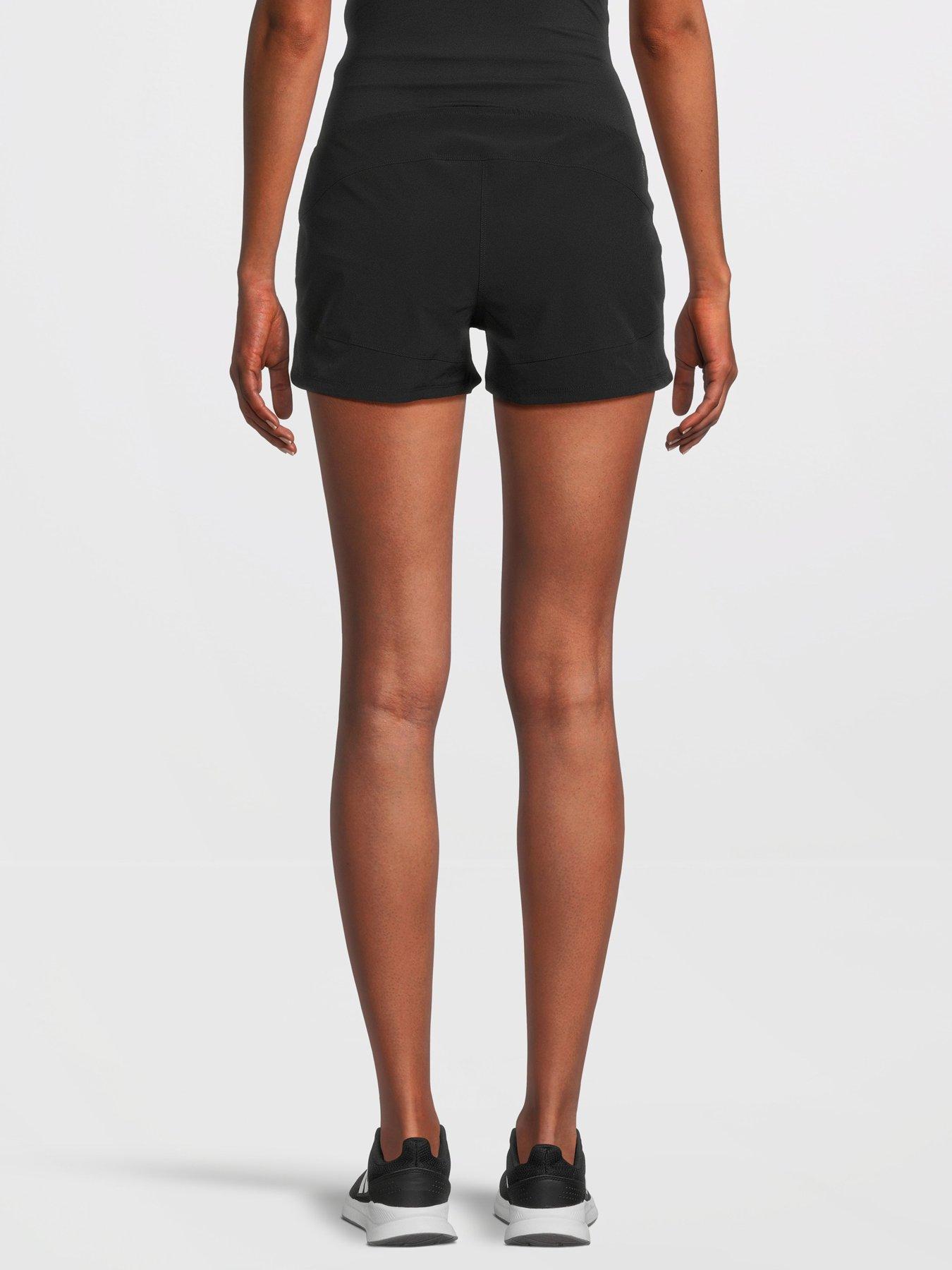 adidas-womens-training-pacer-maternity-shorts-blackstillFront