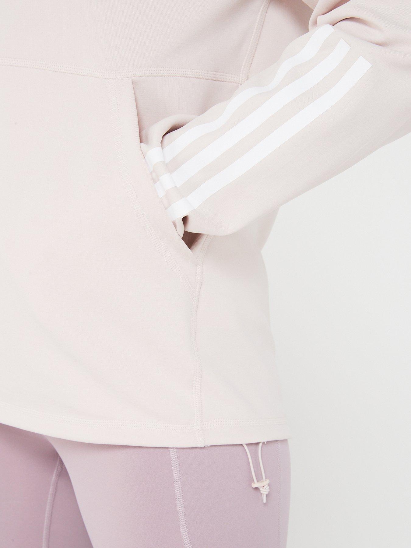 adidas-womens-running-own-the-run-3-stripes-hoodie-pinkdetail