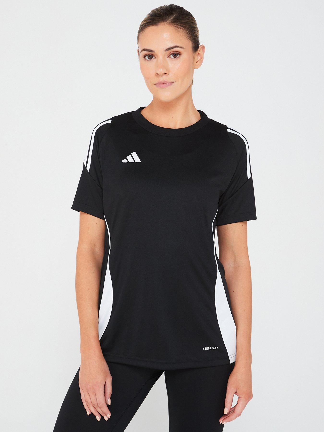 Image of adidas Womens Tiro 24 Jersey -black/white