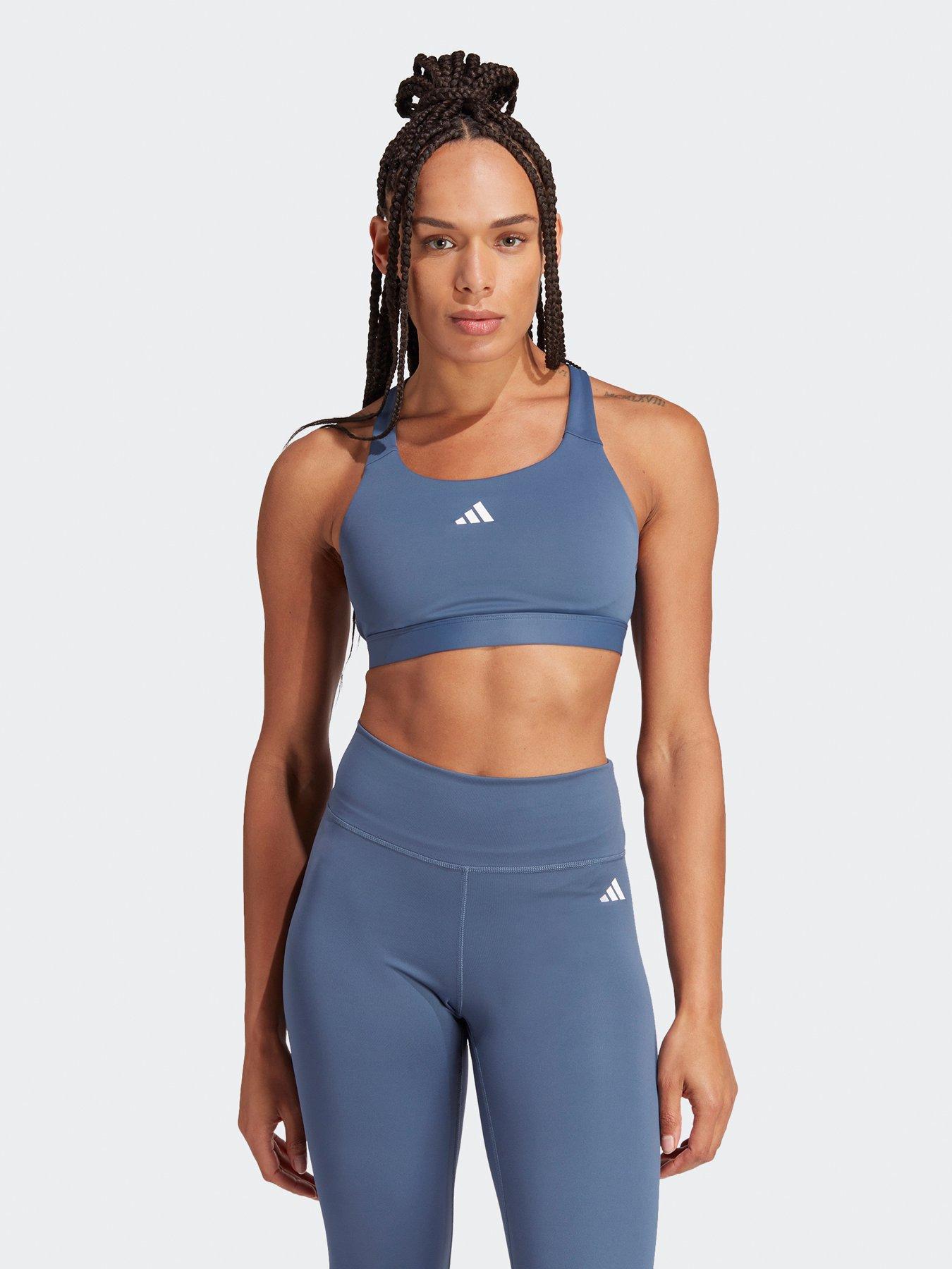 adidas-womens-train-essentials-high-support-sports-bra-navyfront