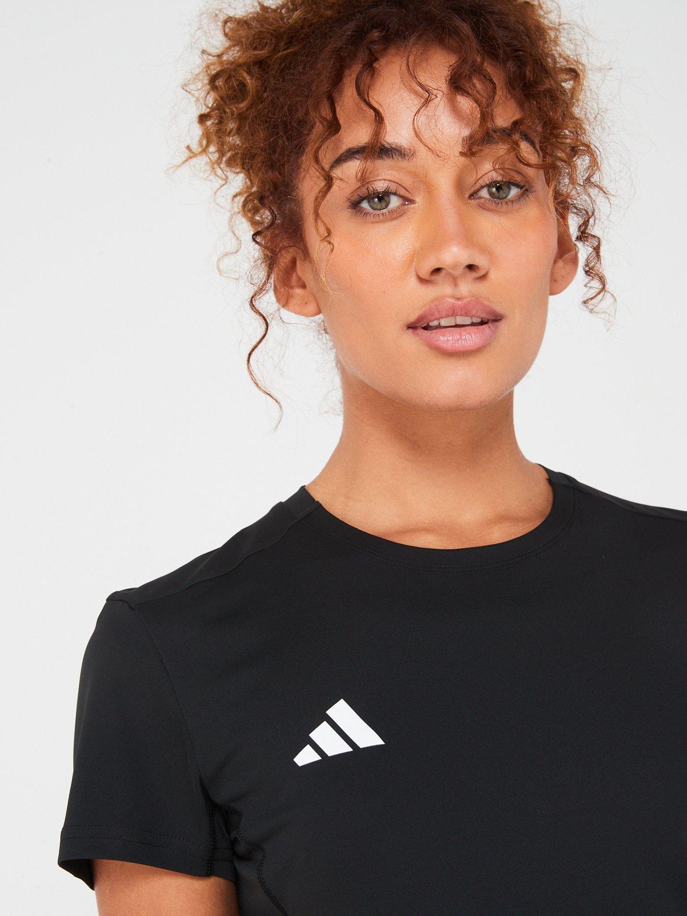 adidas-womens-running-adizero-tee-blackoutfit