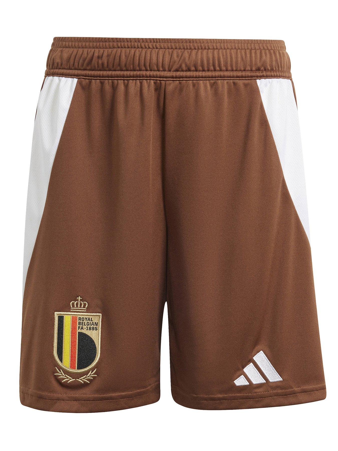 adidas-junior-belgium-away-replica-short--brown