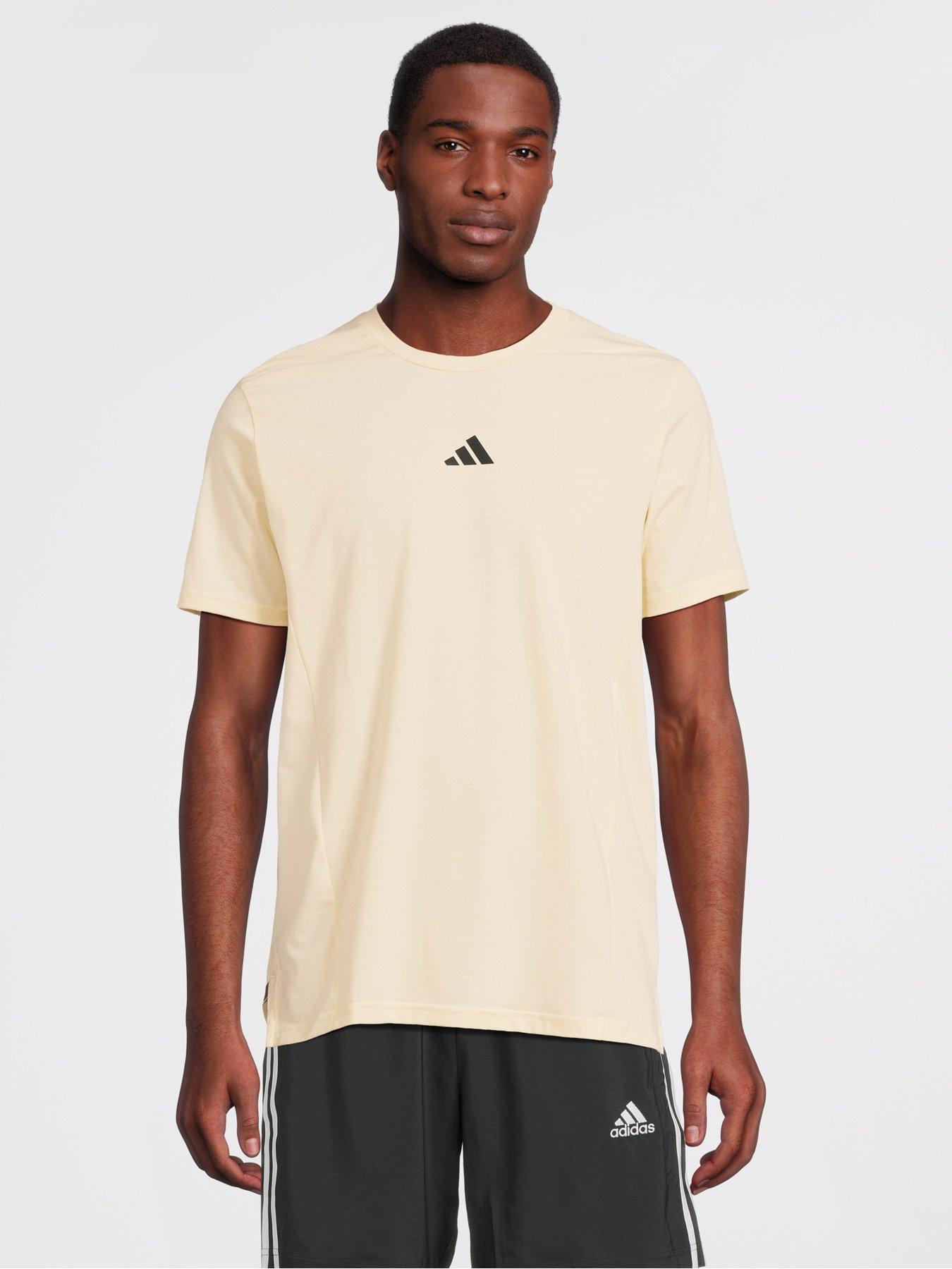 Adidas gym t shirt mens online