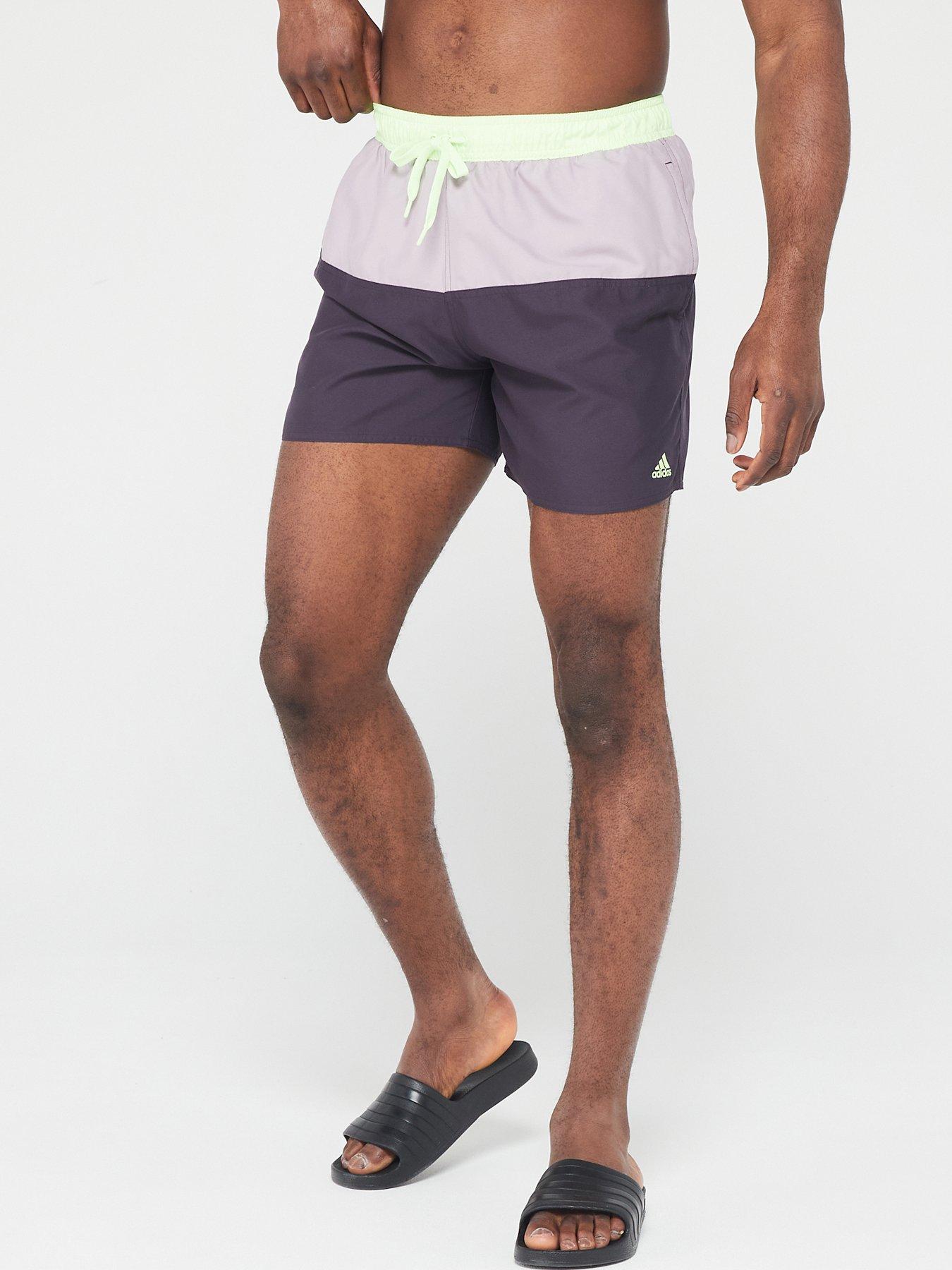 adidas-mens-colourblock-clx-swim-shorts-blackfront