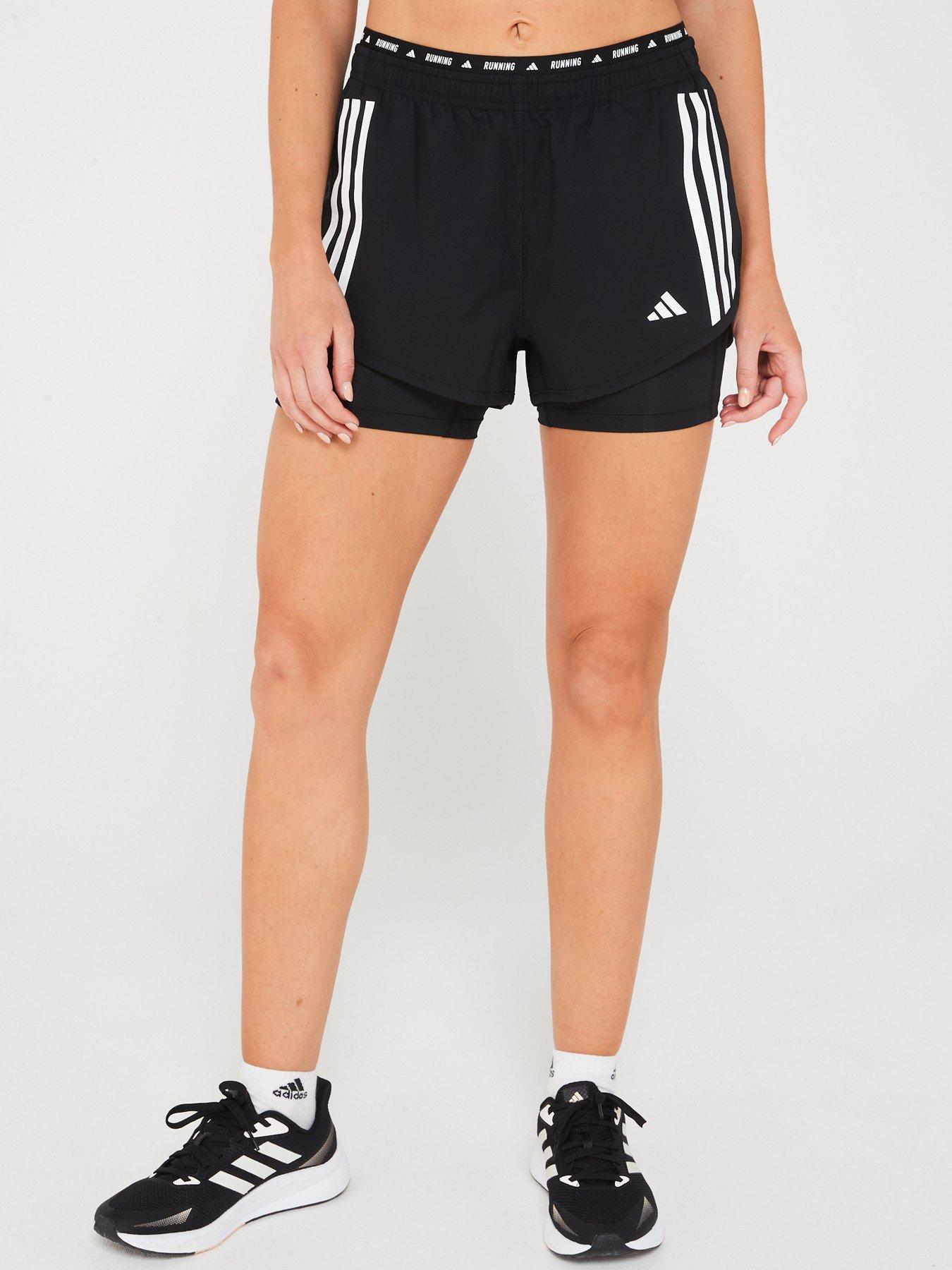 adidas-womens-running-own-the-run-3-stripesnbsp2-in-1-shortsnbsp--black