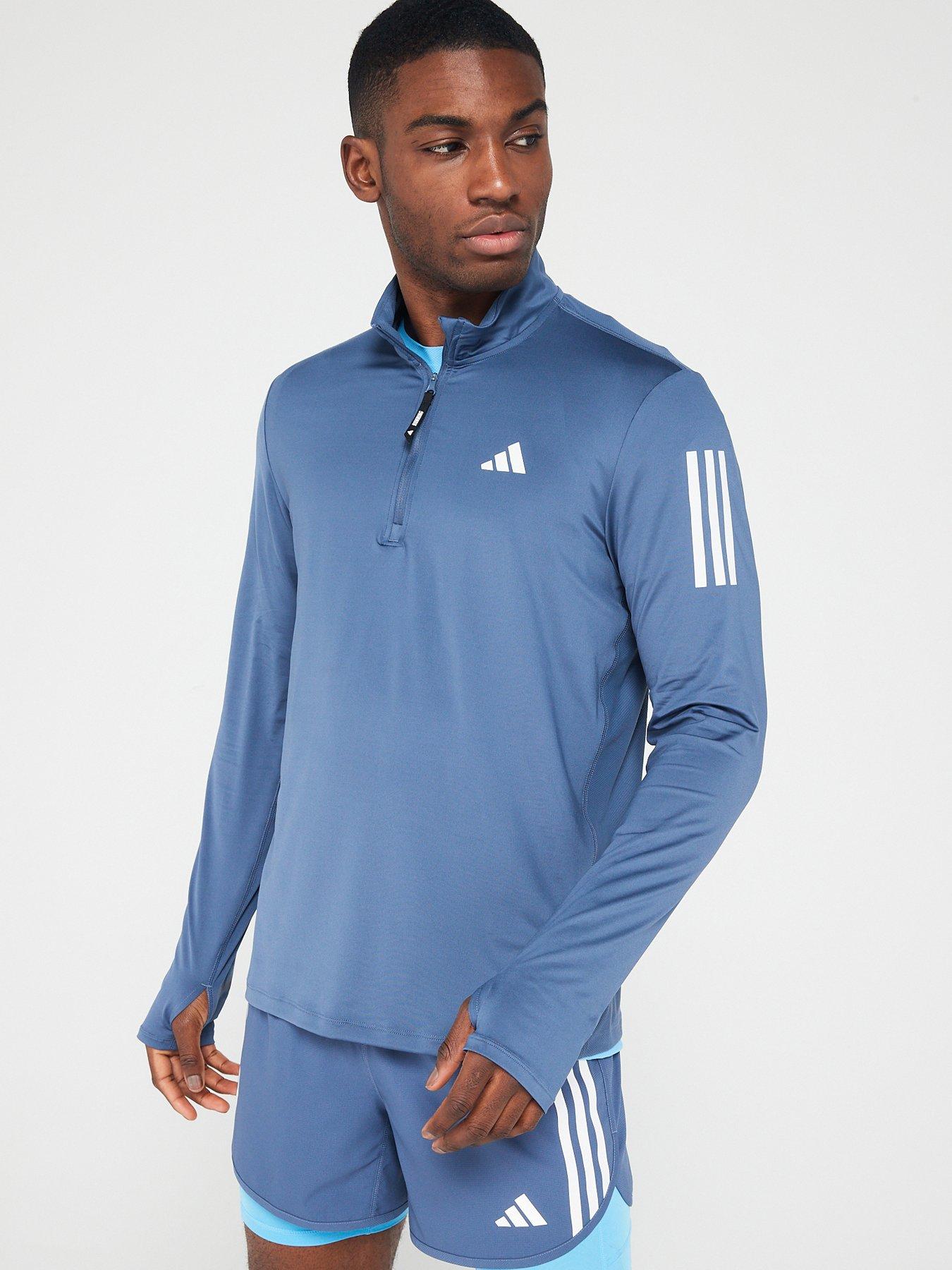 Mens Running Own The Run Half Zip Navy