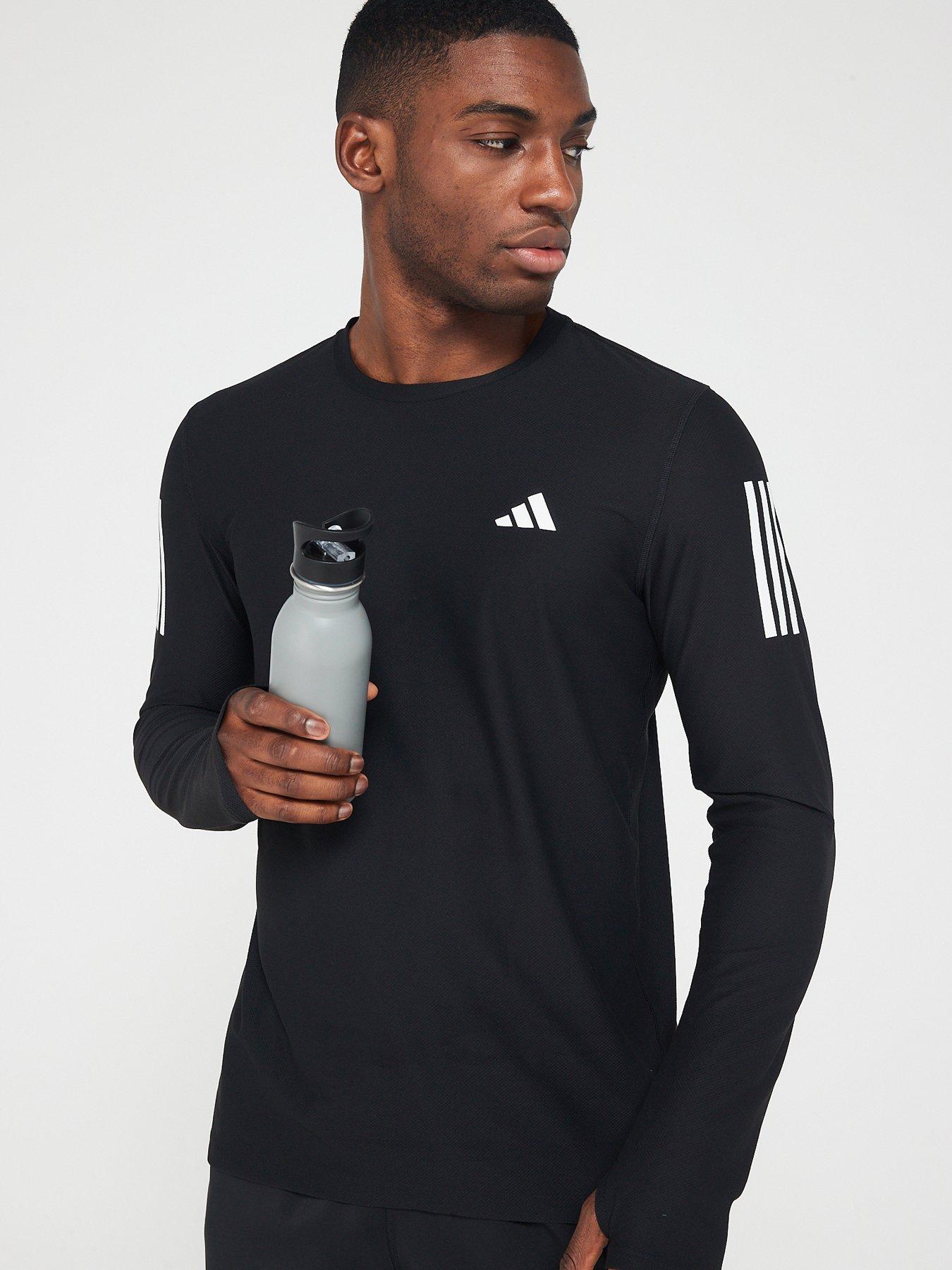 adidas Men's Running Own The Run Long Sleeve T-Shirt Black