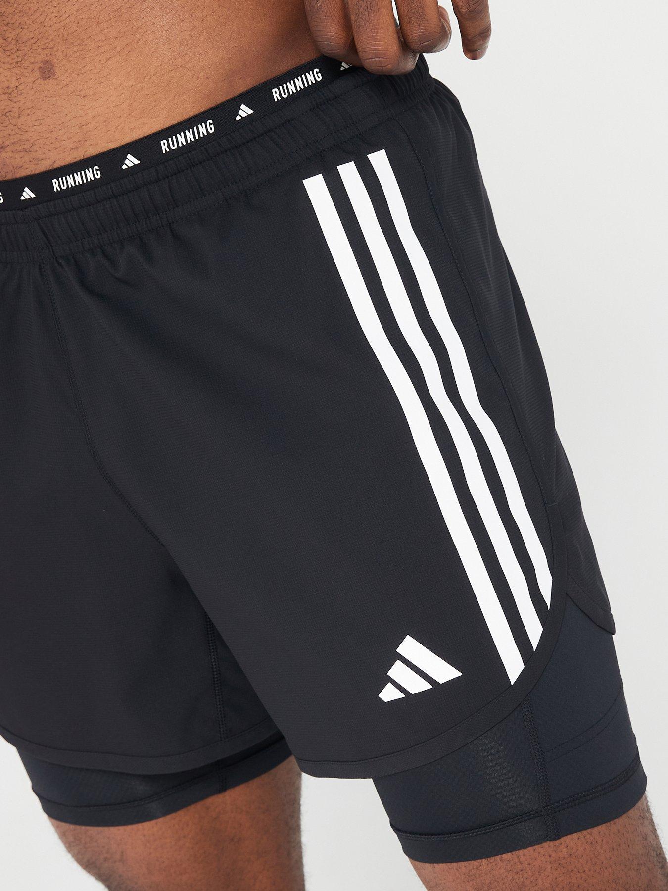 adidas-mens-running-own-the-run-3-stripe-2-in-1-shorts-blackdetail