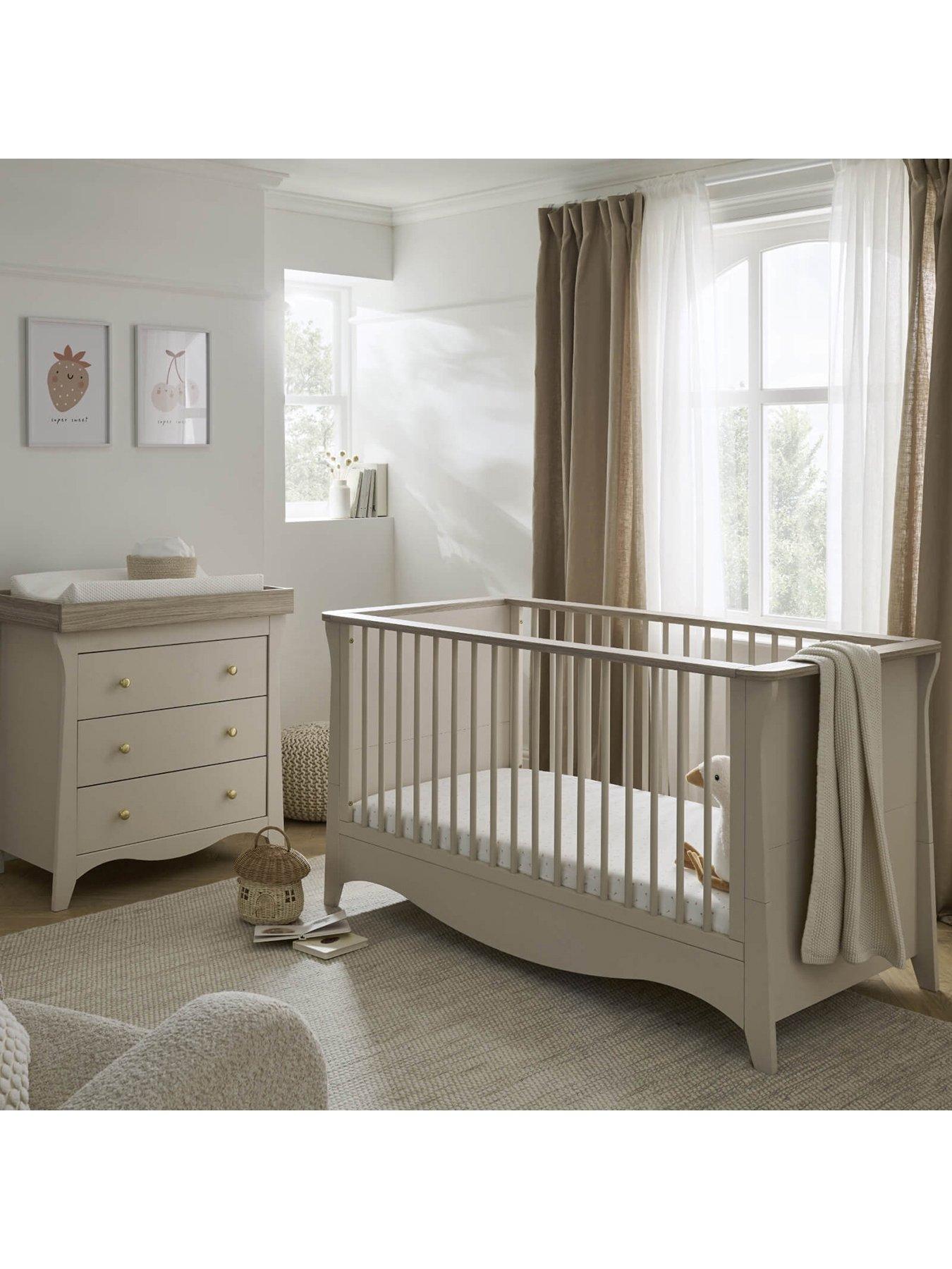 CuddleCo Clara 2 Piece Nursery Furniture Set Cashmere Ash Very