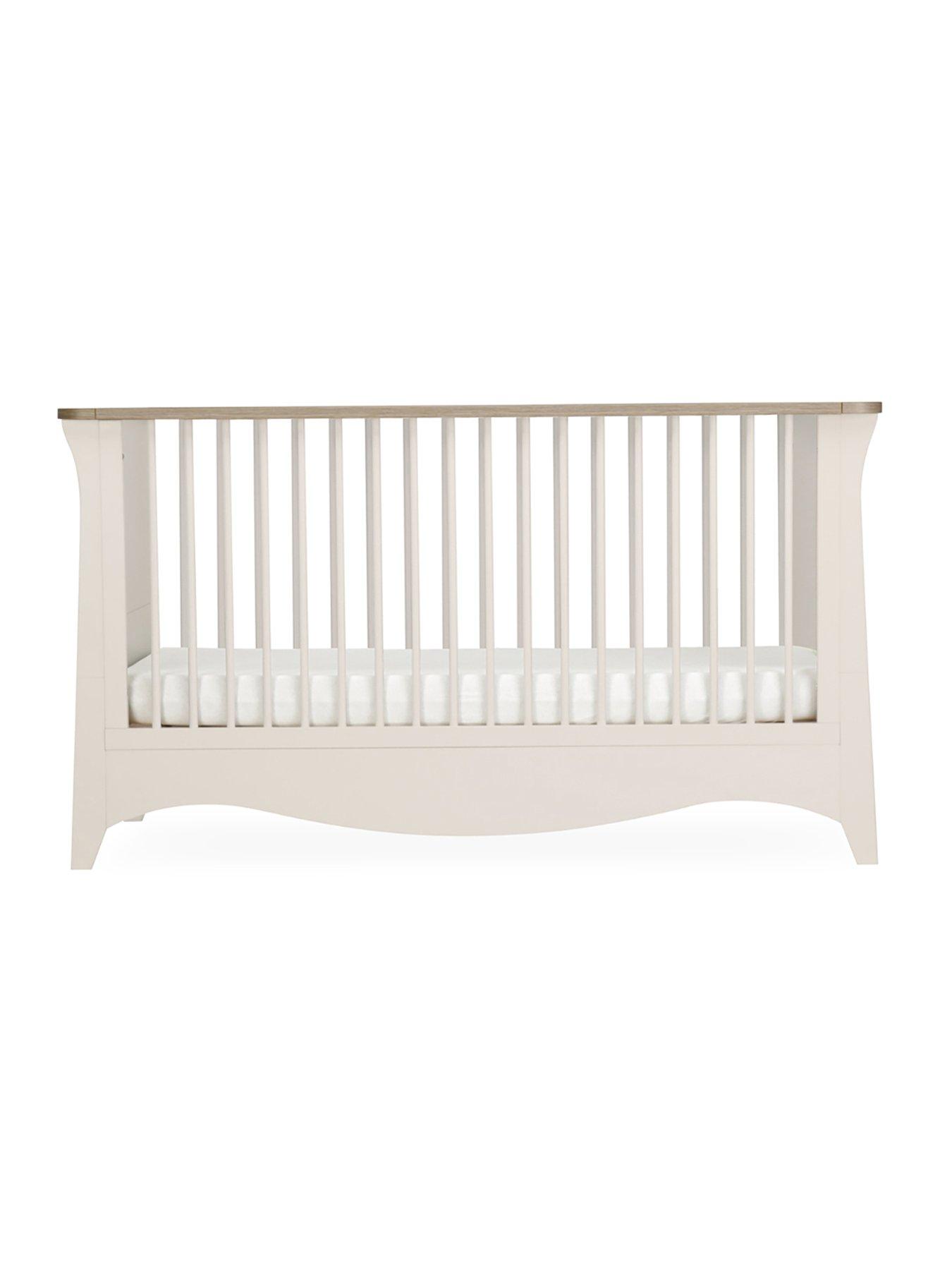 Image 4 of 7 of CuddleCo Clara Cot Bed With Mattress Options Cashmere/Ash