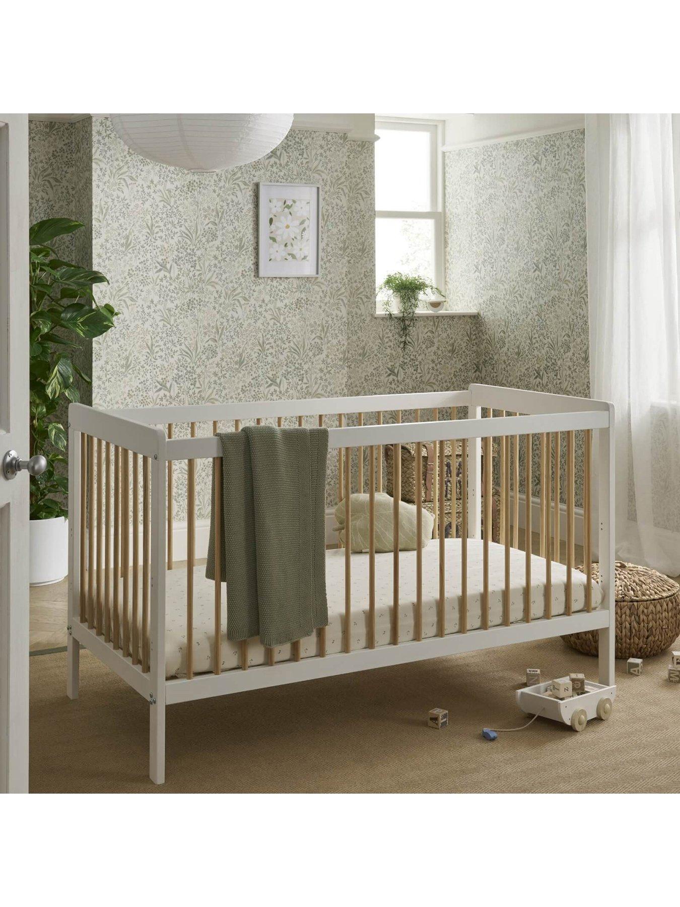 undefined Nola Cot bed - White/ Natural