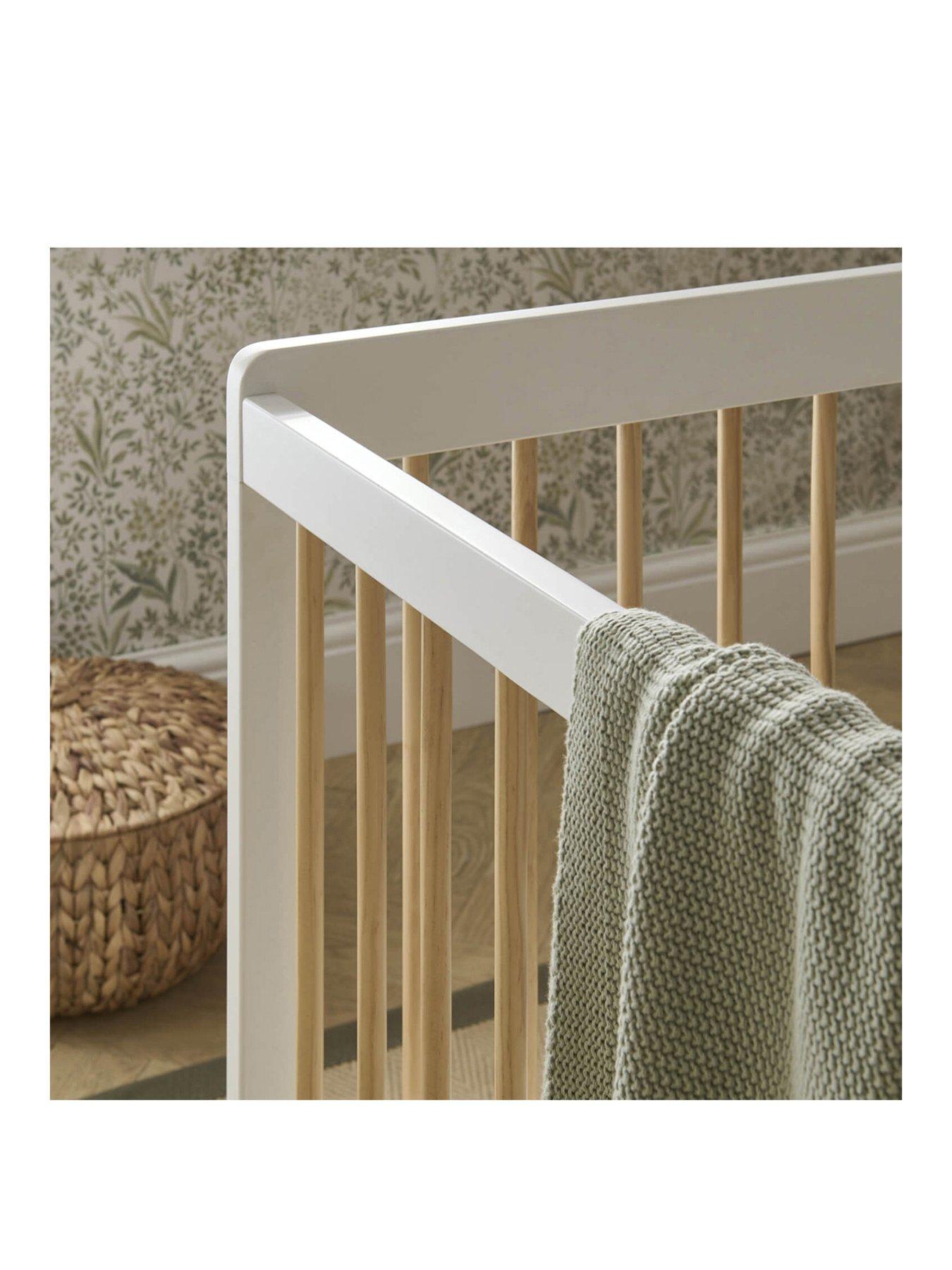 Image 2 of 7 of CuddleCo Nola Cot bed - White/ Natural