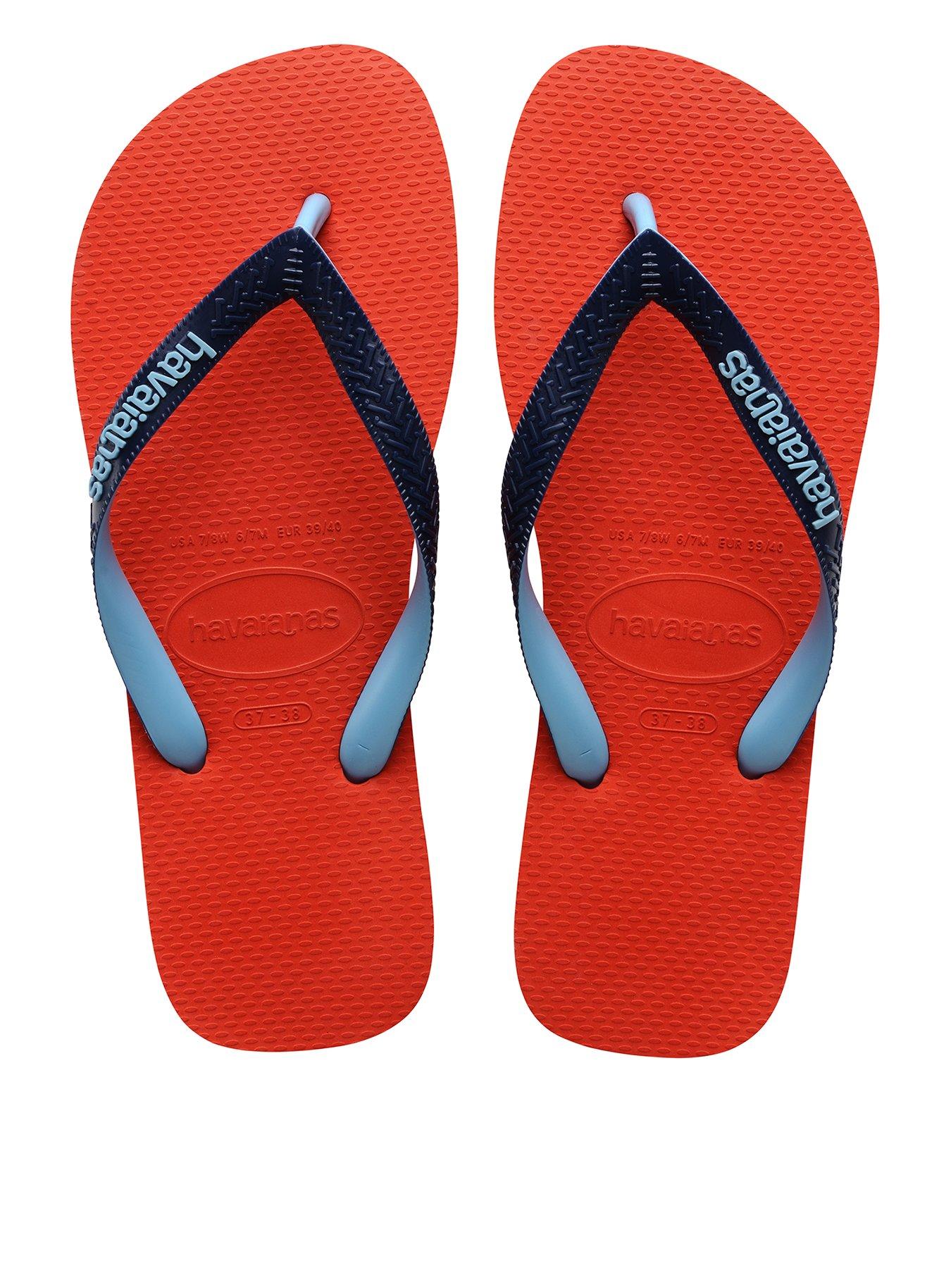 Orange havaianas flip flops outlet