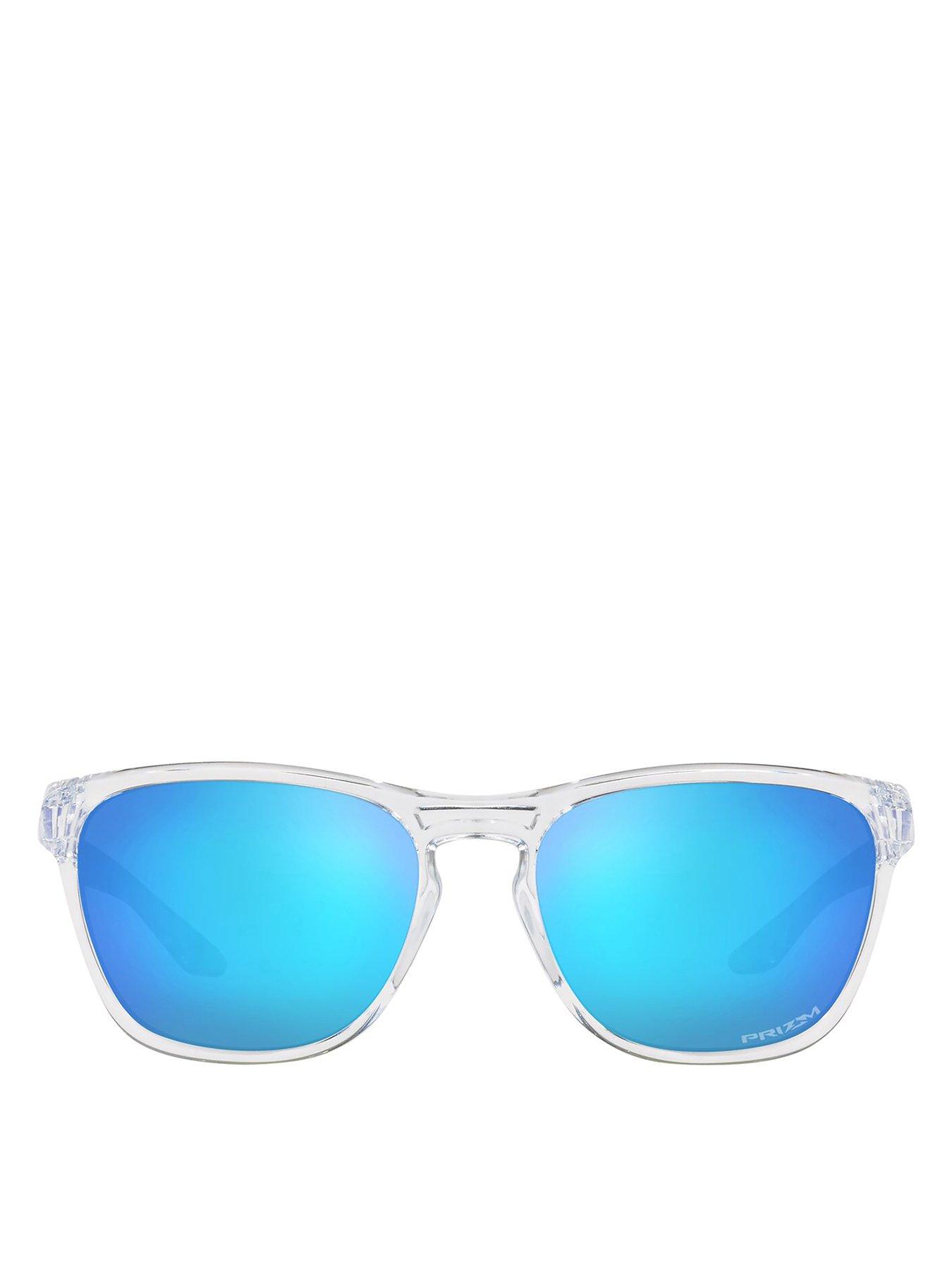 Image 3 of 4 of Oakley Oakley Manorburn Prizm Sapphire Square Sunglasses - Clear