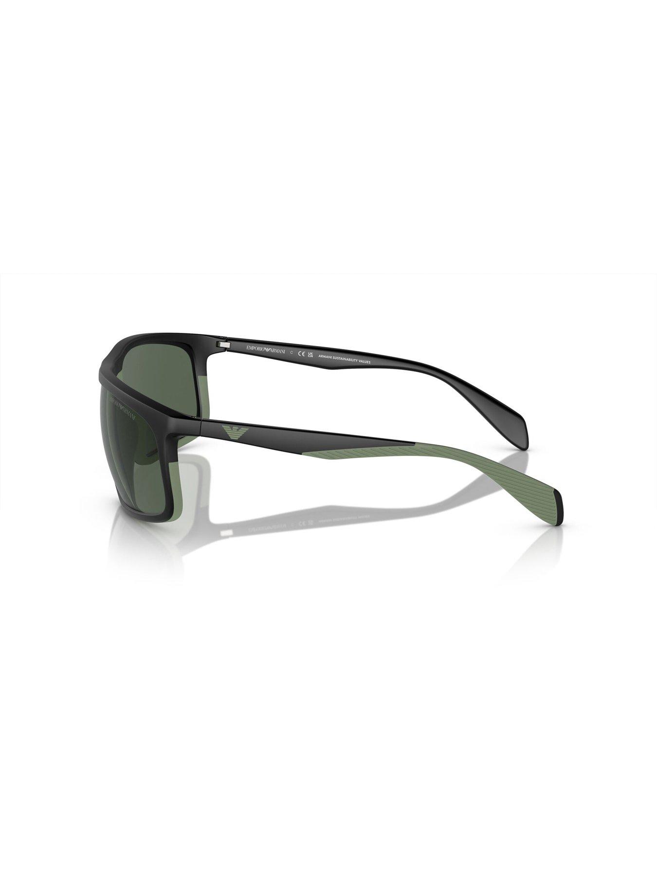 Image 2 of 3 of Emporio Armani EA4212U Rectangle Sunglasses - Black